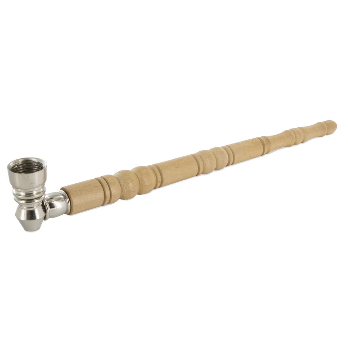 Cachimbo de Madeira com Metal Refinado