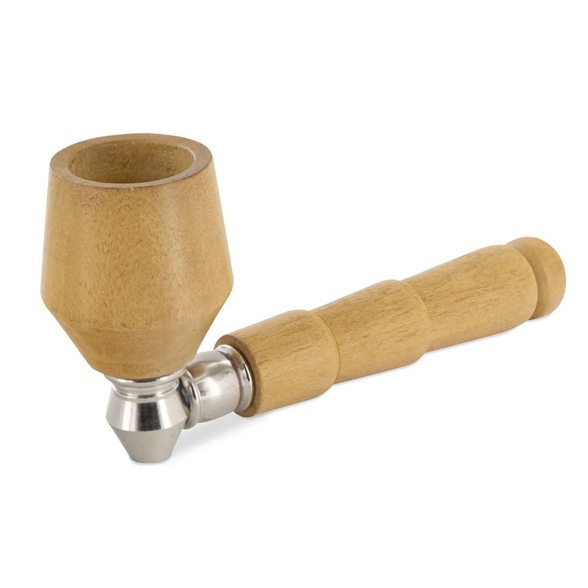 Cachimbo Metálico de Madeira Smart