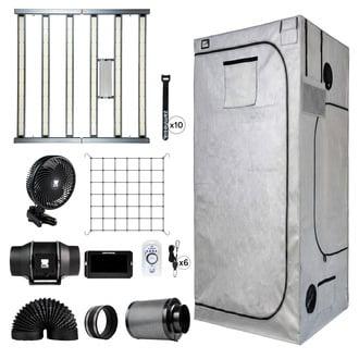 Kit de Estufa de Cultivo 120x120x200