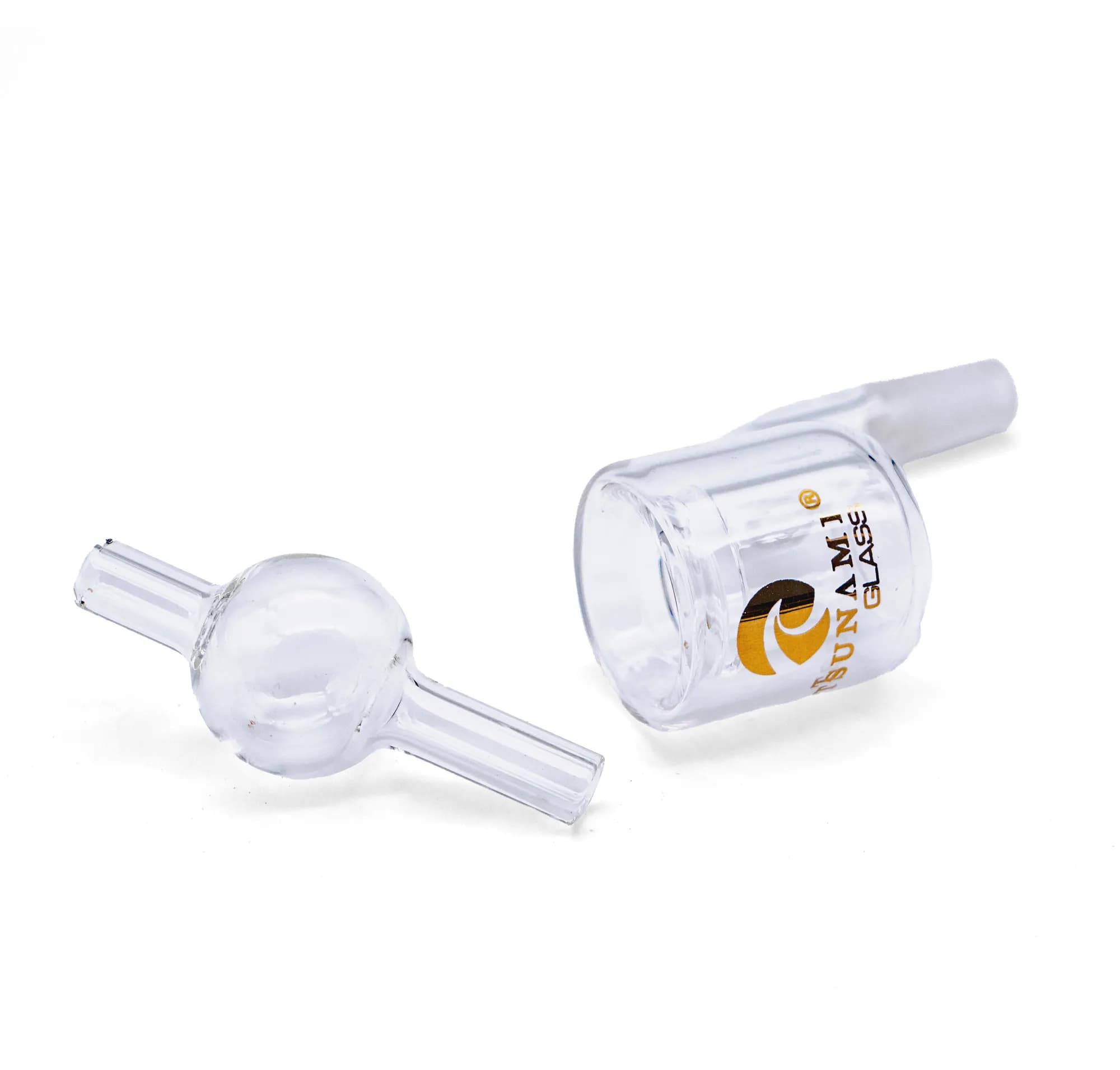 Banger de Quartzo Térmico com Carb Cap (Tsunami Glass)