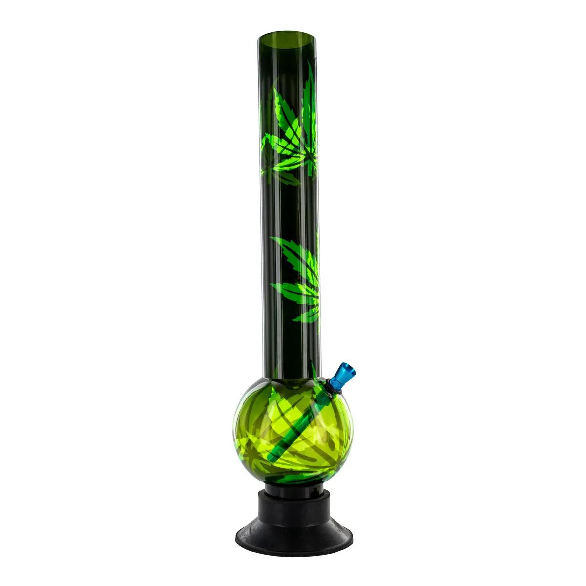 Bong de Acrílico Dark Leaves