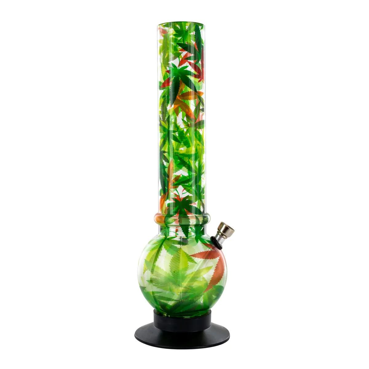 Bong de Acrílico Folhas