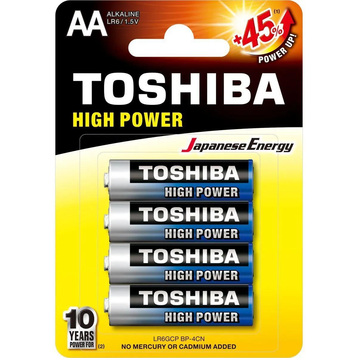 Pilhas Alcalinas AA Toshiba