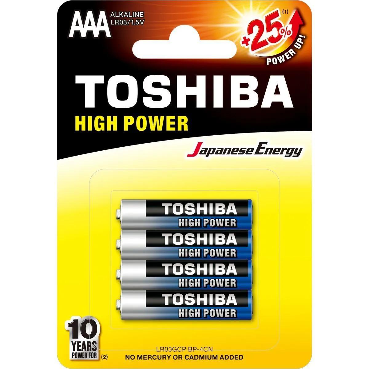 Pilha Alcalina AAA Toshiba