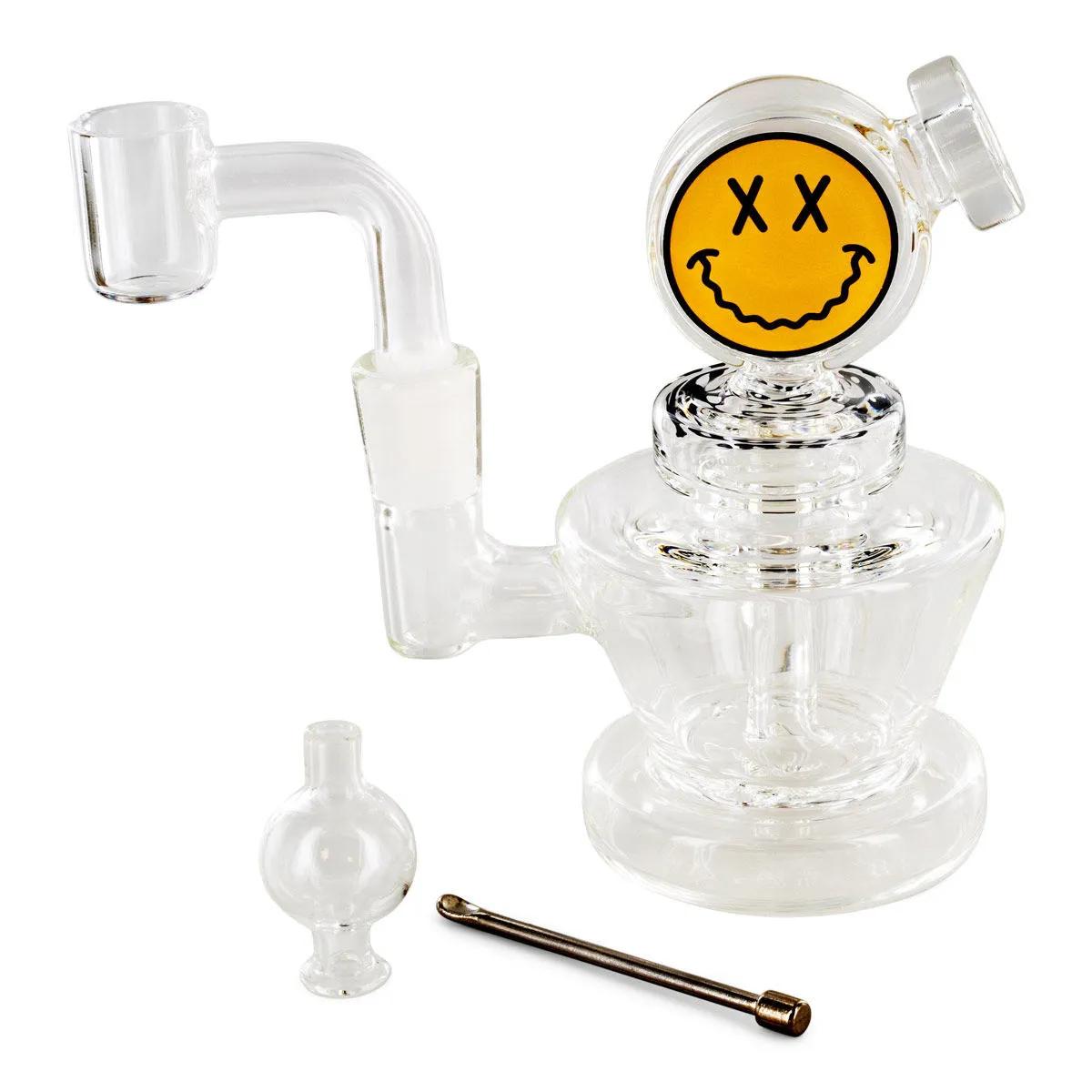 Mini Dab Rig Big Face da Goody Glass