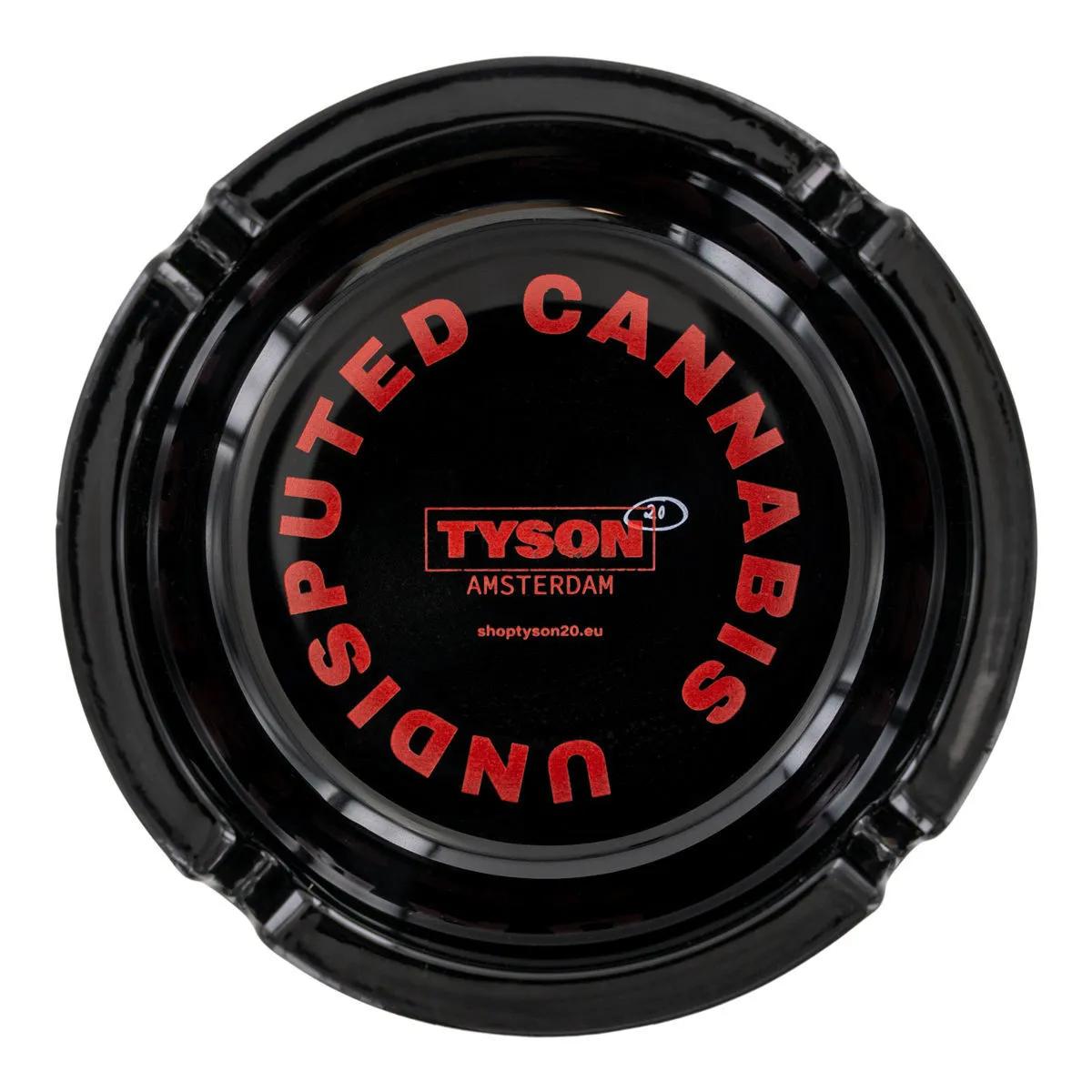 Cinzeiro de Vidro Preto Tyson 2.0