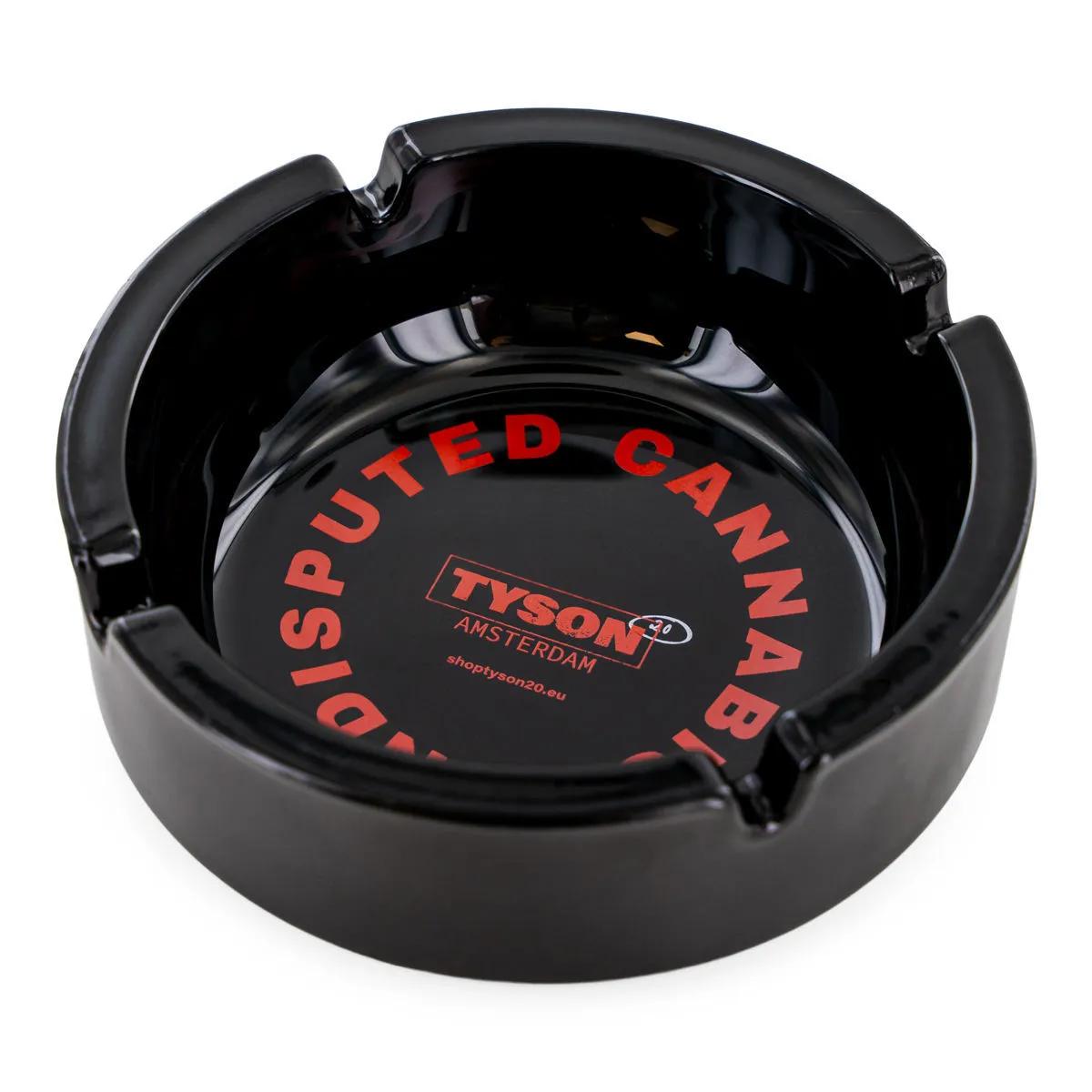 Cinzeiro de Vidro Preto Tyson 2.0