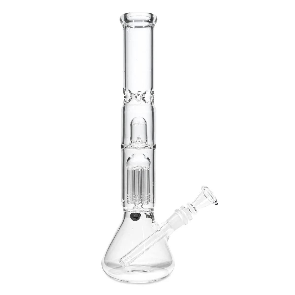 Black Leaf Bong de Gelo em Vidro com Percolador e Difusor Dome