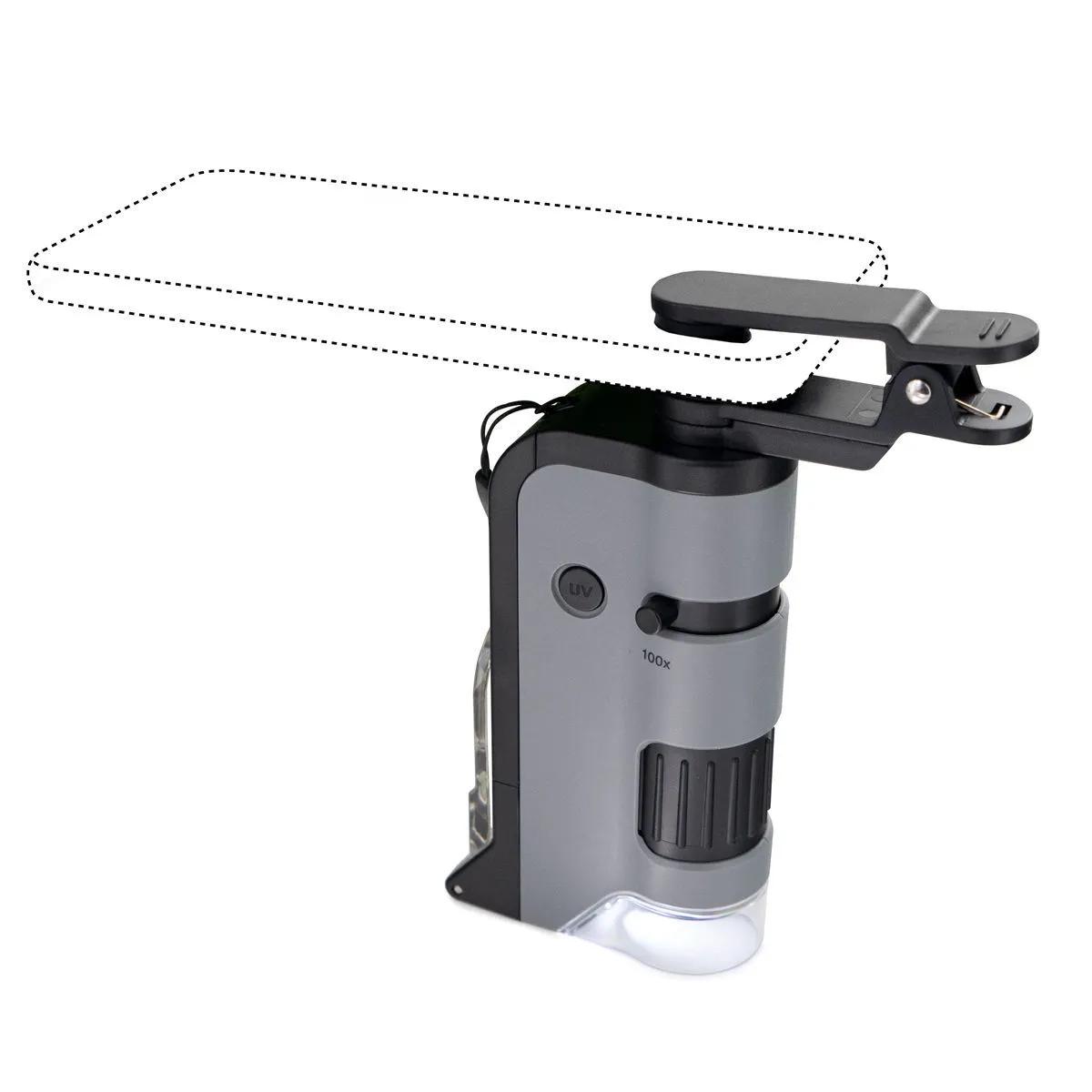 Microscópio de bolso Carson MicroFlip MP-250