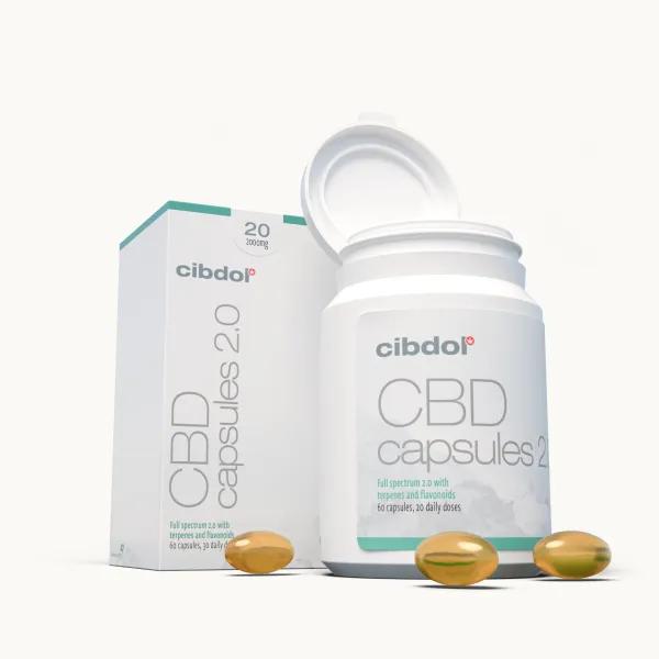 Cápsulas CBD 20 %