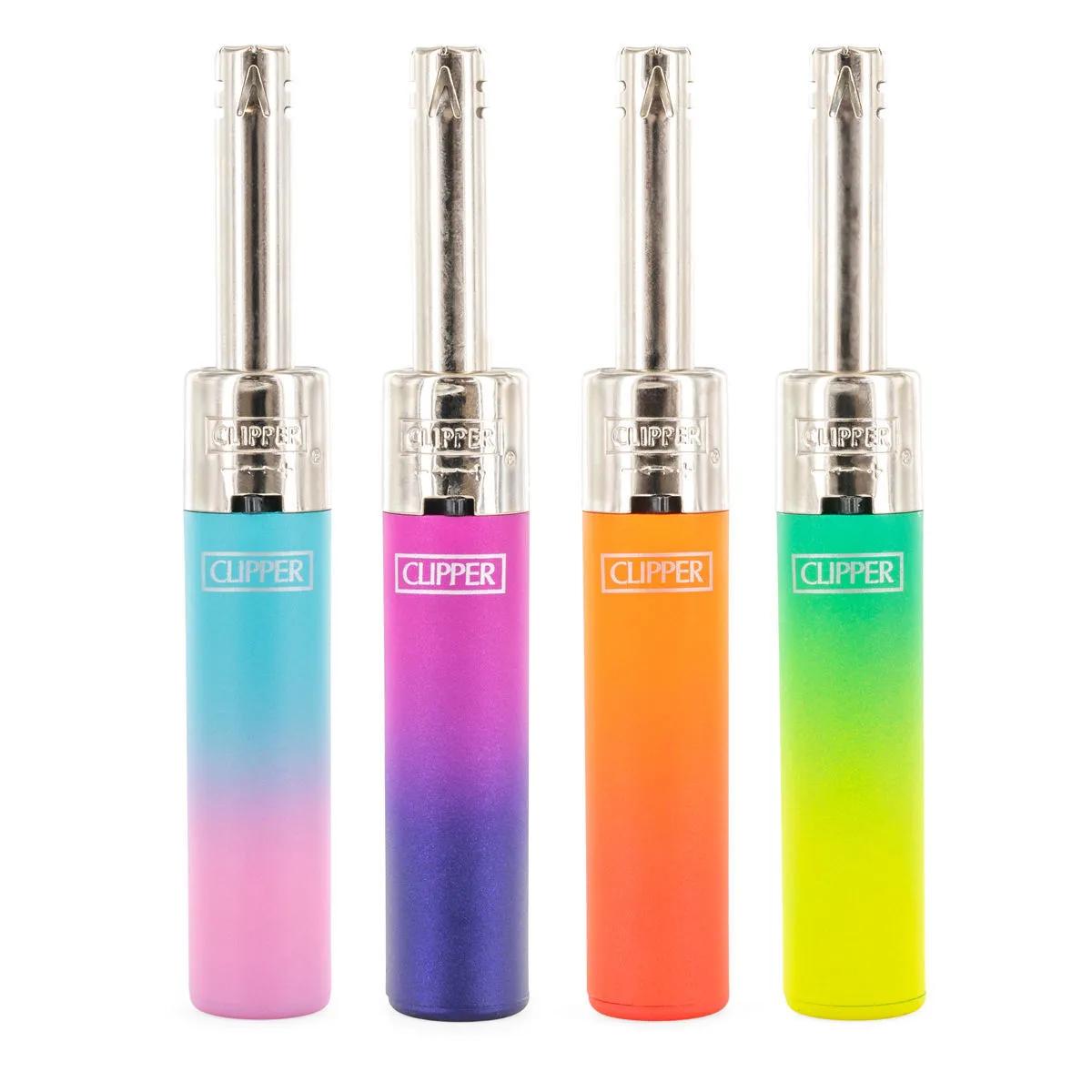 Isqueiro Clipper Minitube Metalic Gradient