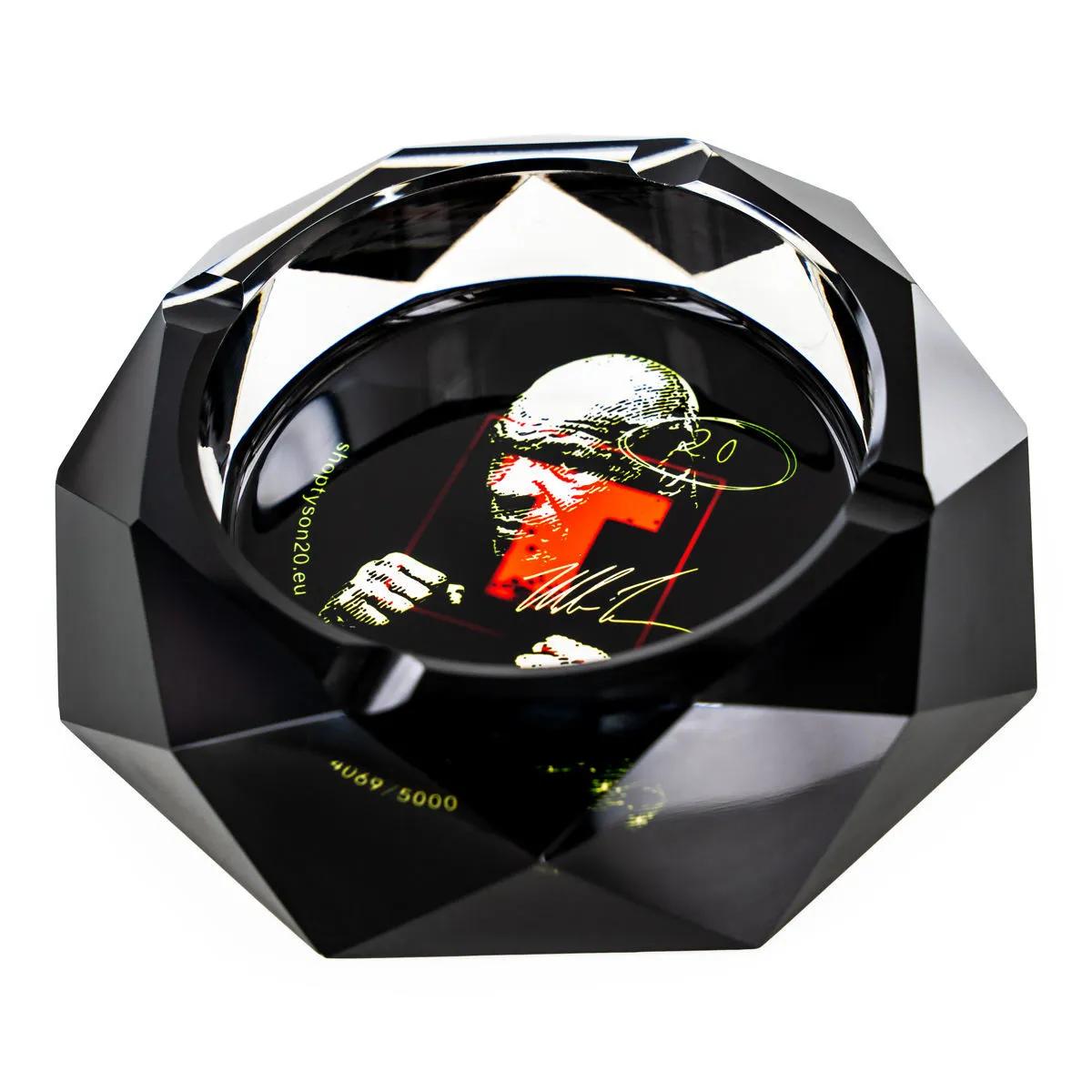 Cinzeiro Diamond Cut Preto
