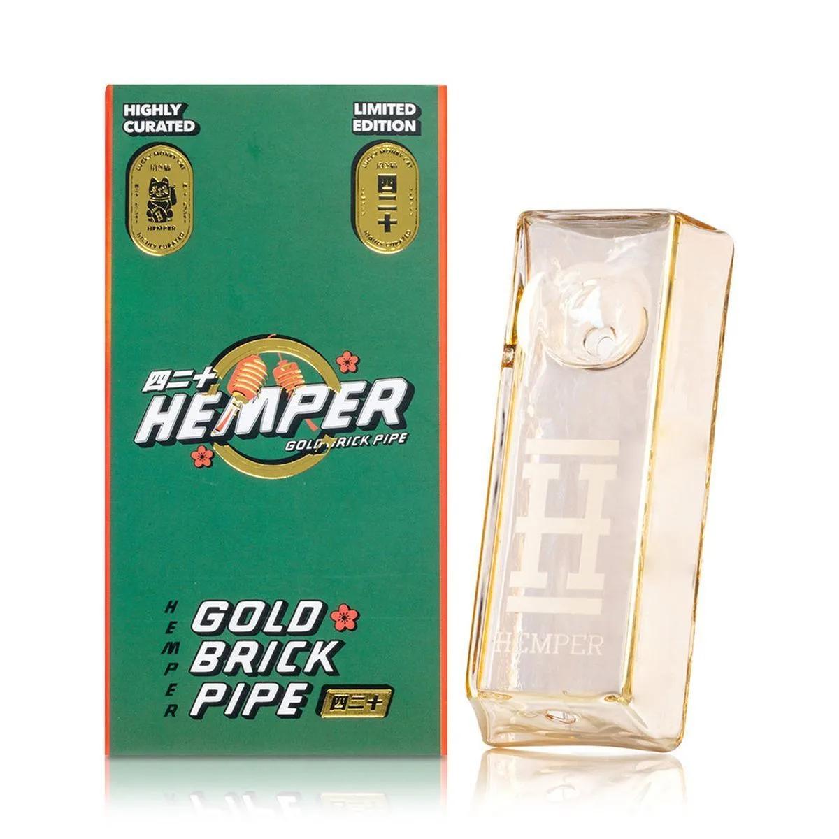 Cachimbo de Mão Gold Brick