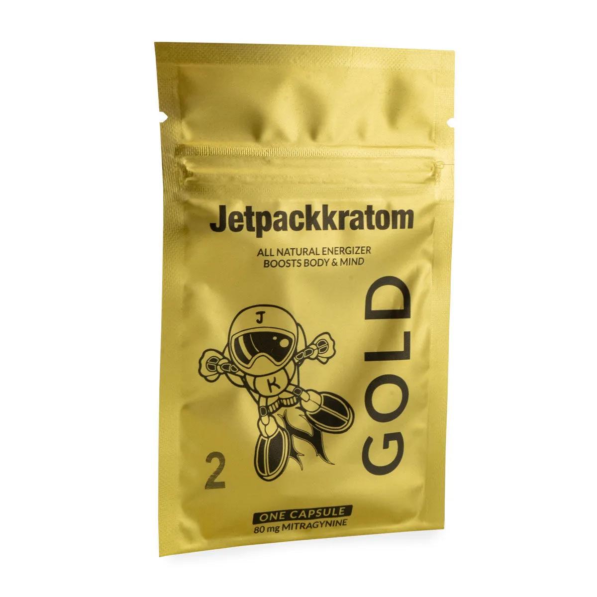 Jetpackkratom GOLD Extrato 80mg - Cápsulas