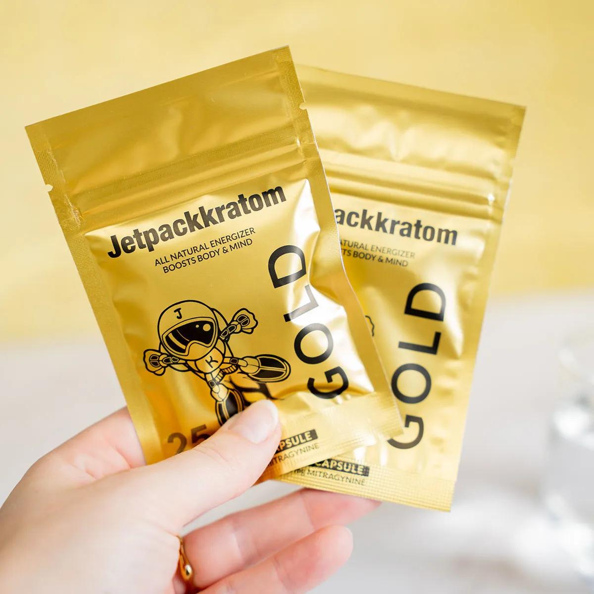 Jetpackkratom GOLD Extrato 80mg - Cápsulas