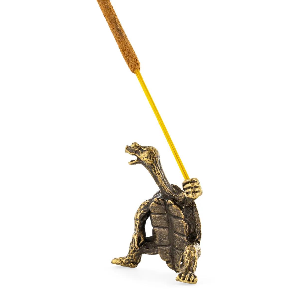 Suporte de Incenso Tartaruga Kung-Fu