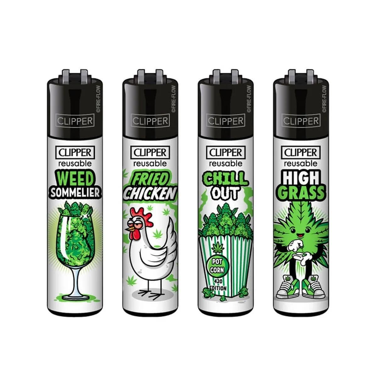 Isqueiro Clipper Classic Weed