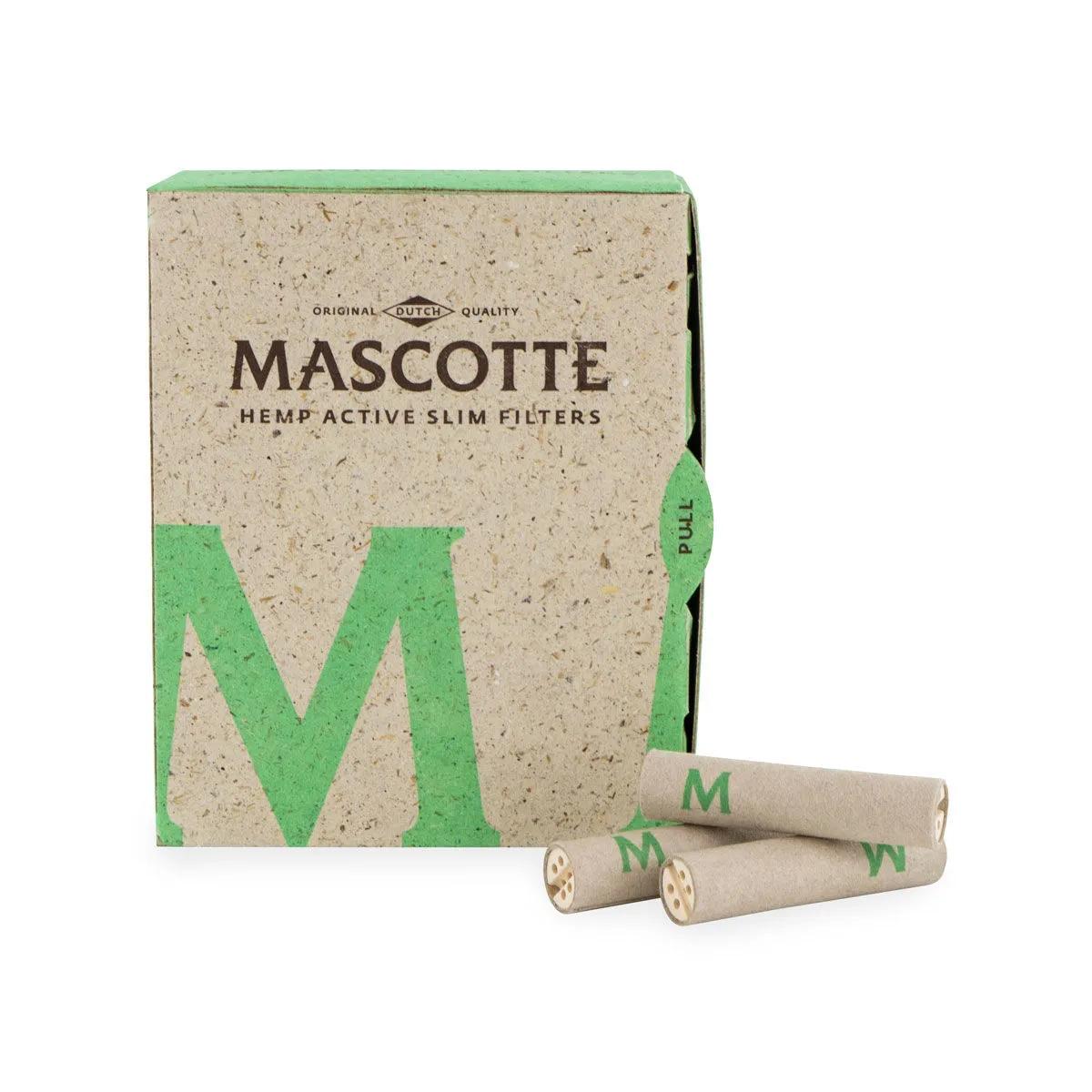 Mascotte Filtros Slim Active de Cânhamo (Pacote de 34)