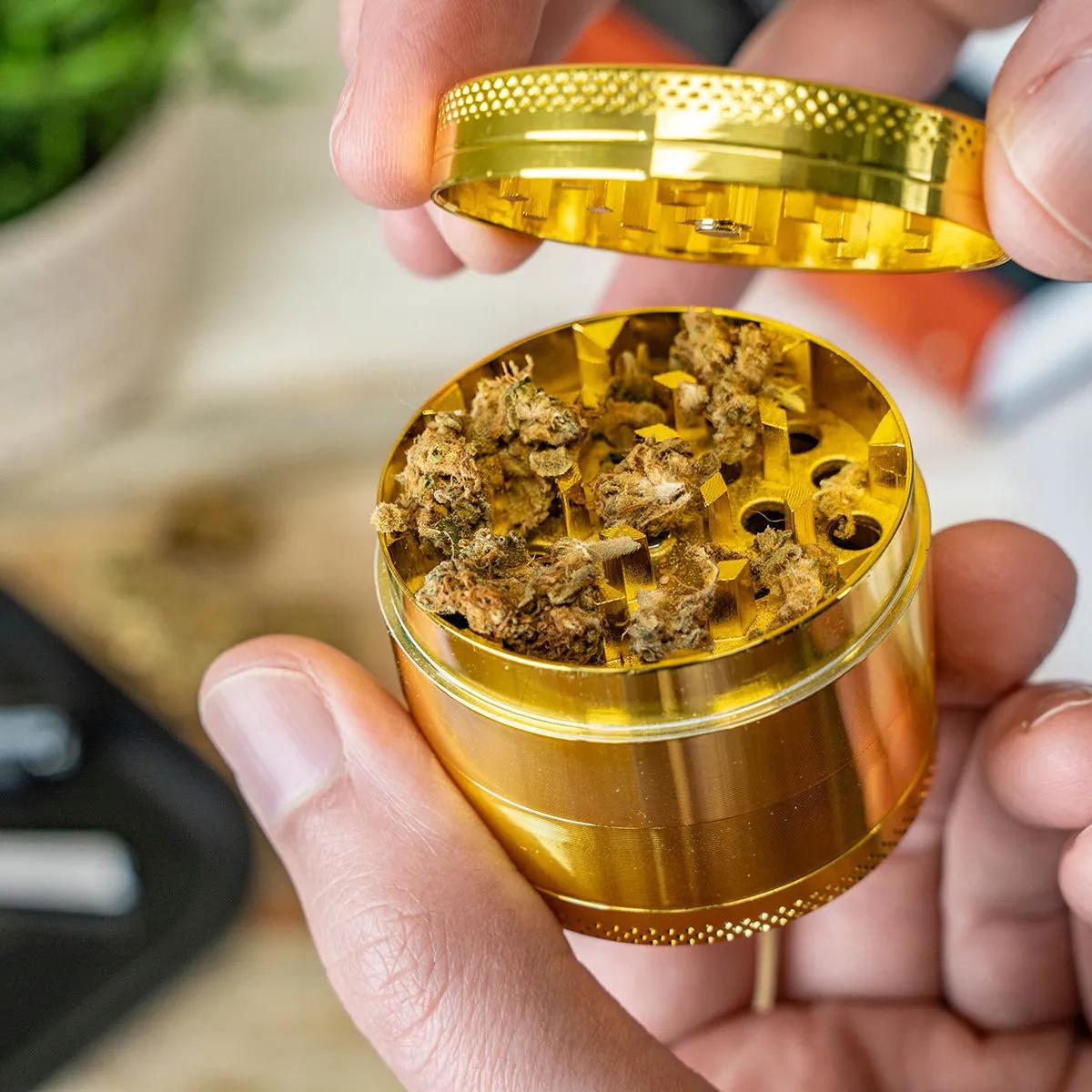 Moedor de Metal 24K Gold