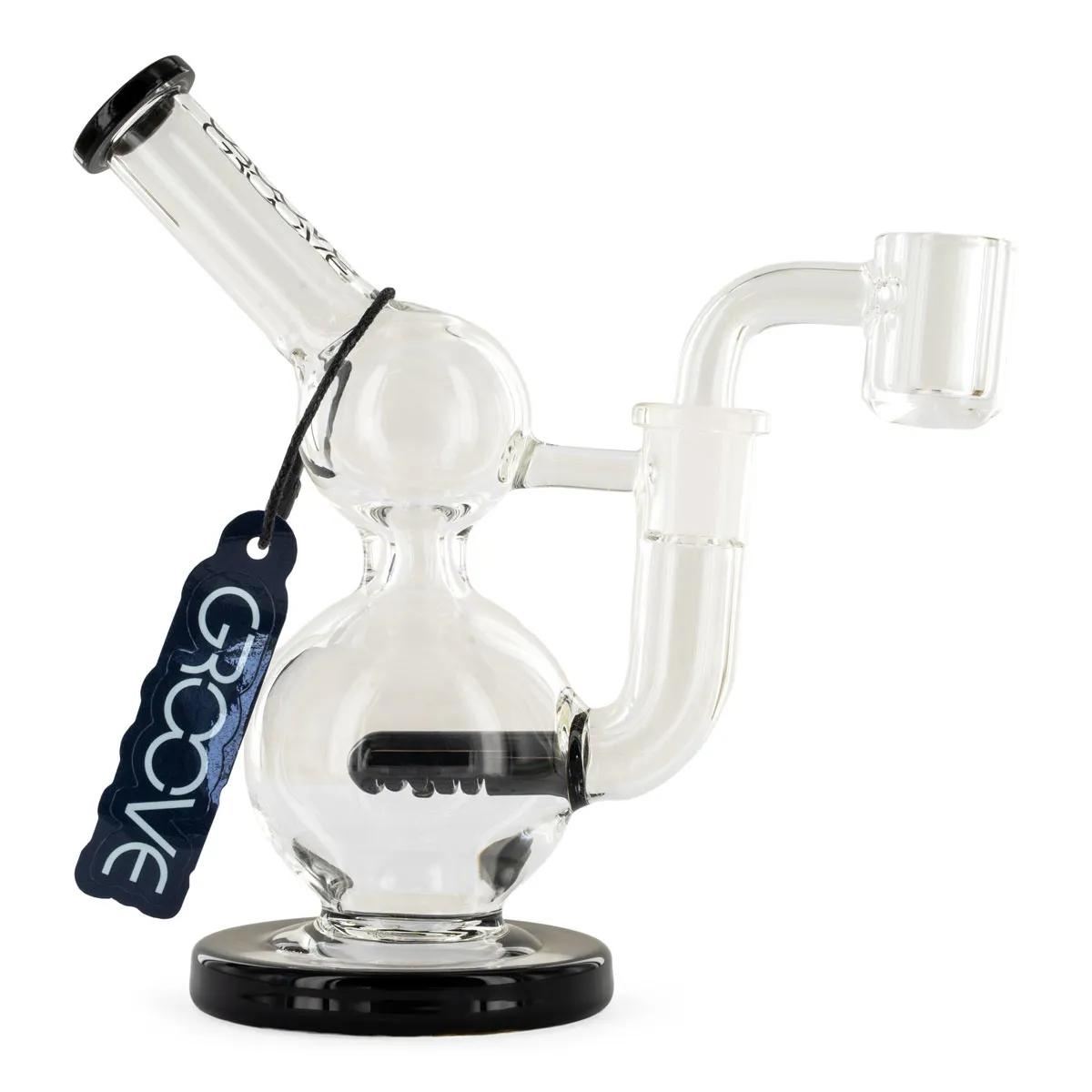 Rig de Vidro Redondo Micro Groove
