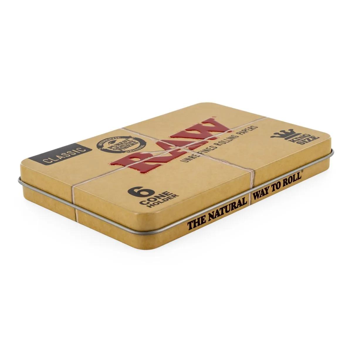 Caixa de Lata RAW para 6 Cones