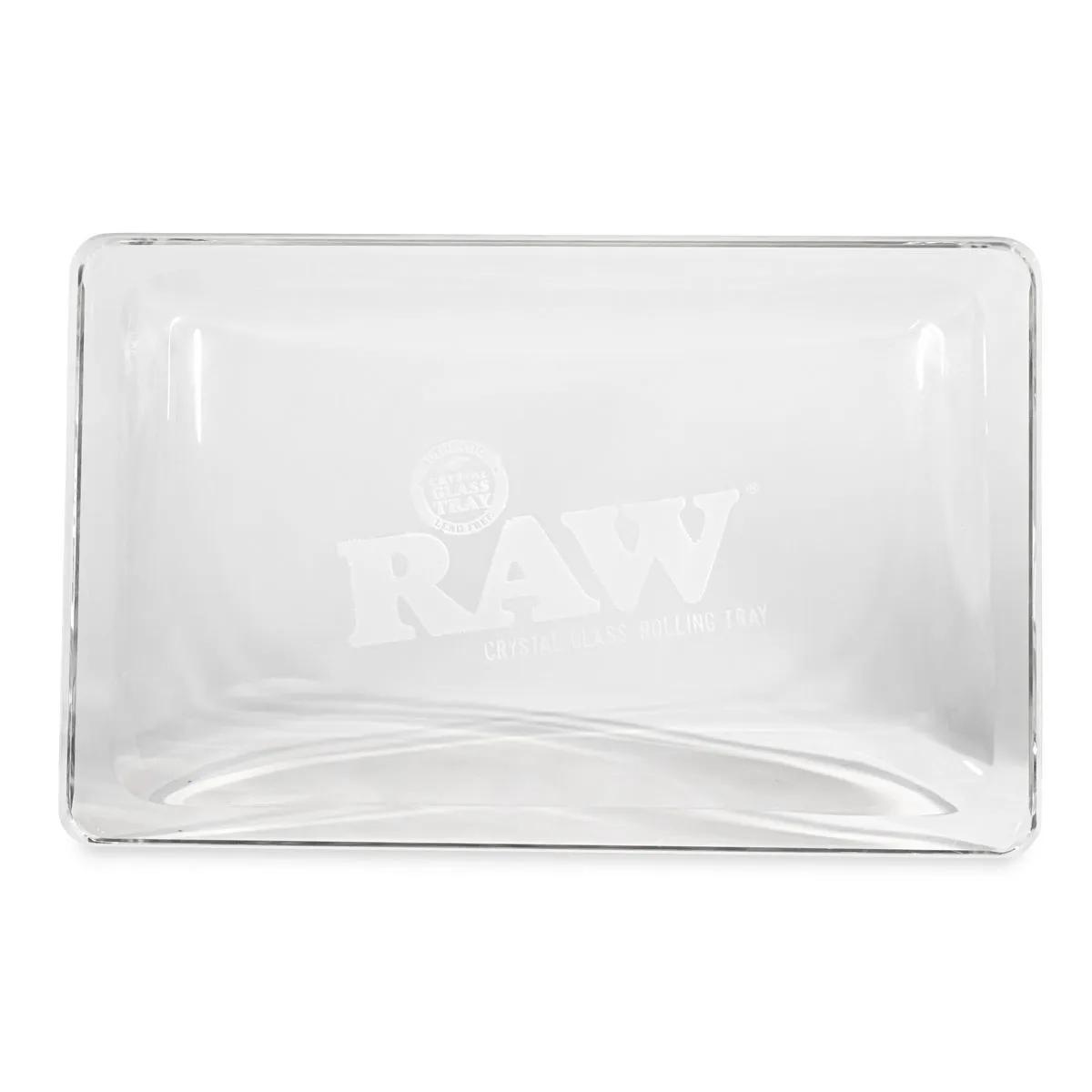 Tabuleiro para enrolar em vidro de cristal RAW