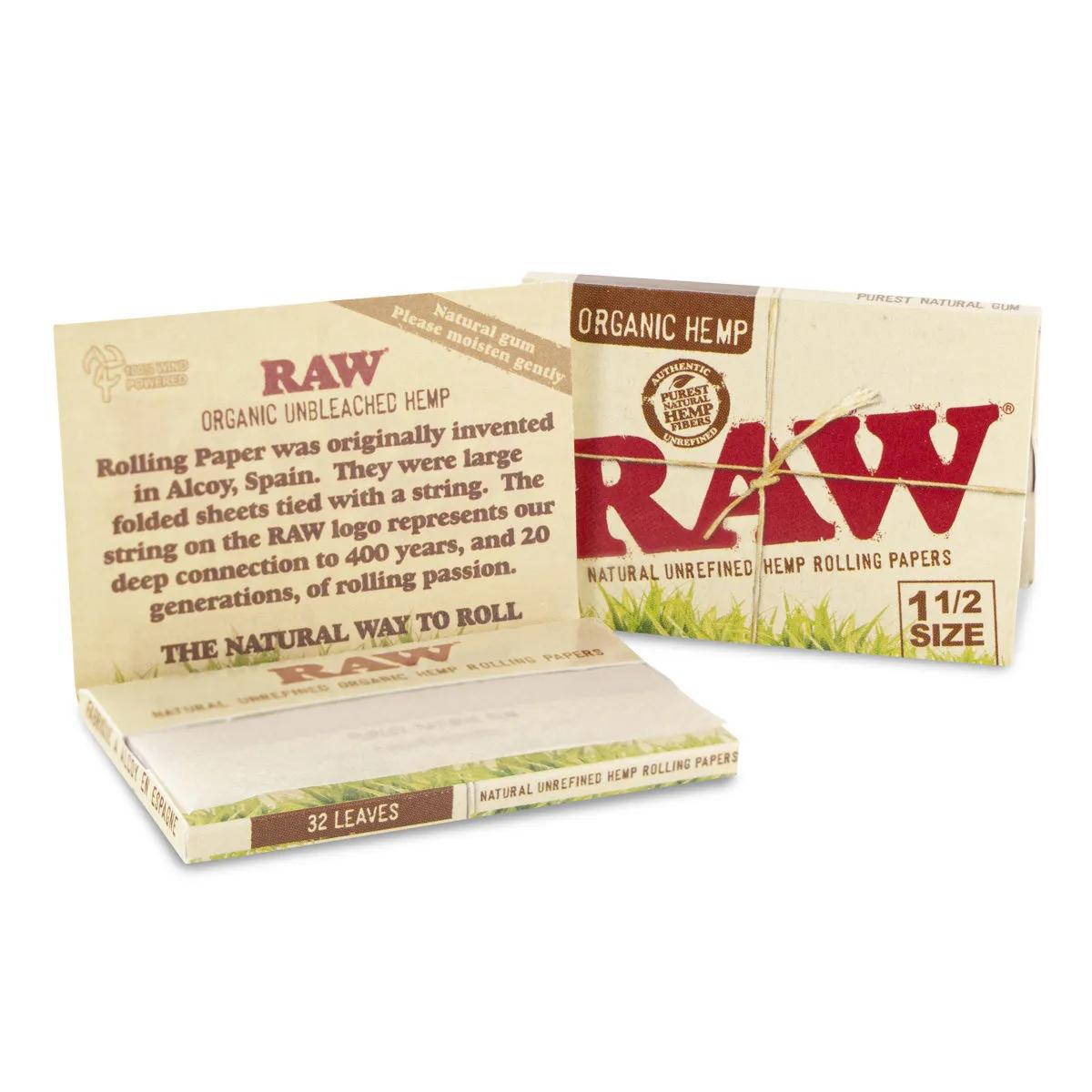 RAW Mortalhas de Cânhamo 1½