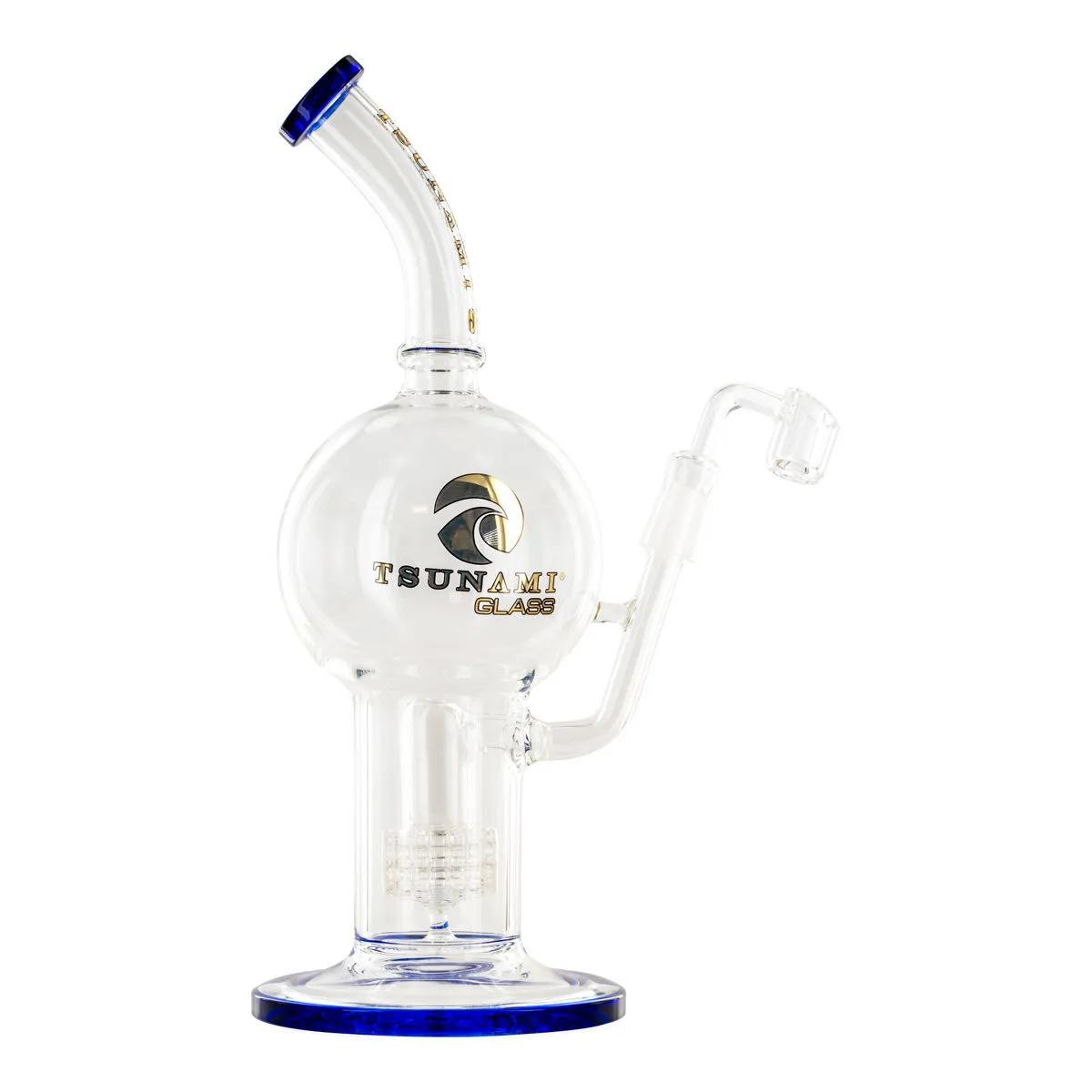 Dab Rig Globo Shower Head 11'' (Tsunami Glass)
