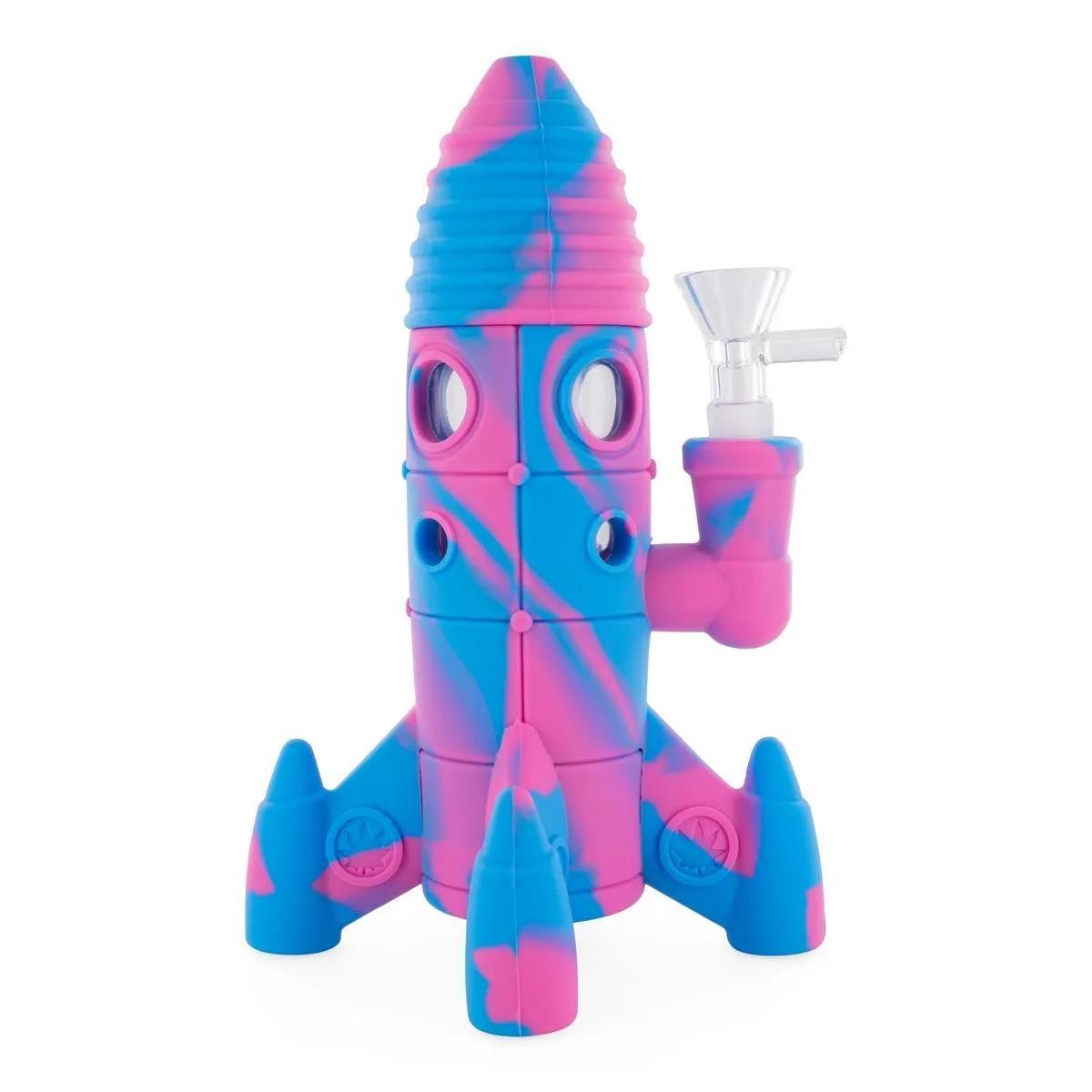 Bong Foguete de Silicone com LED