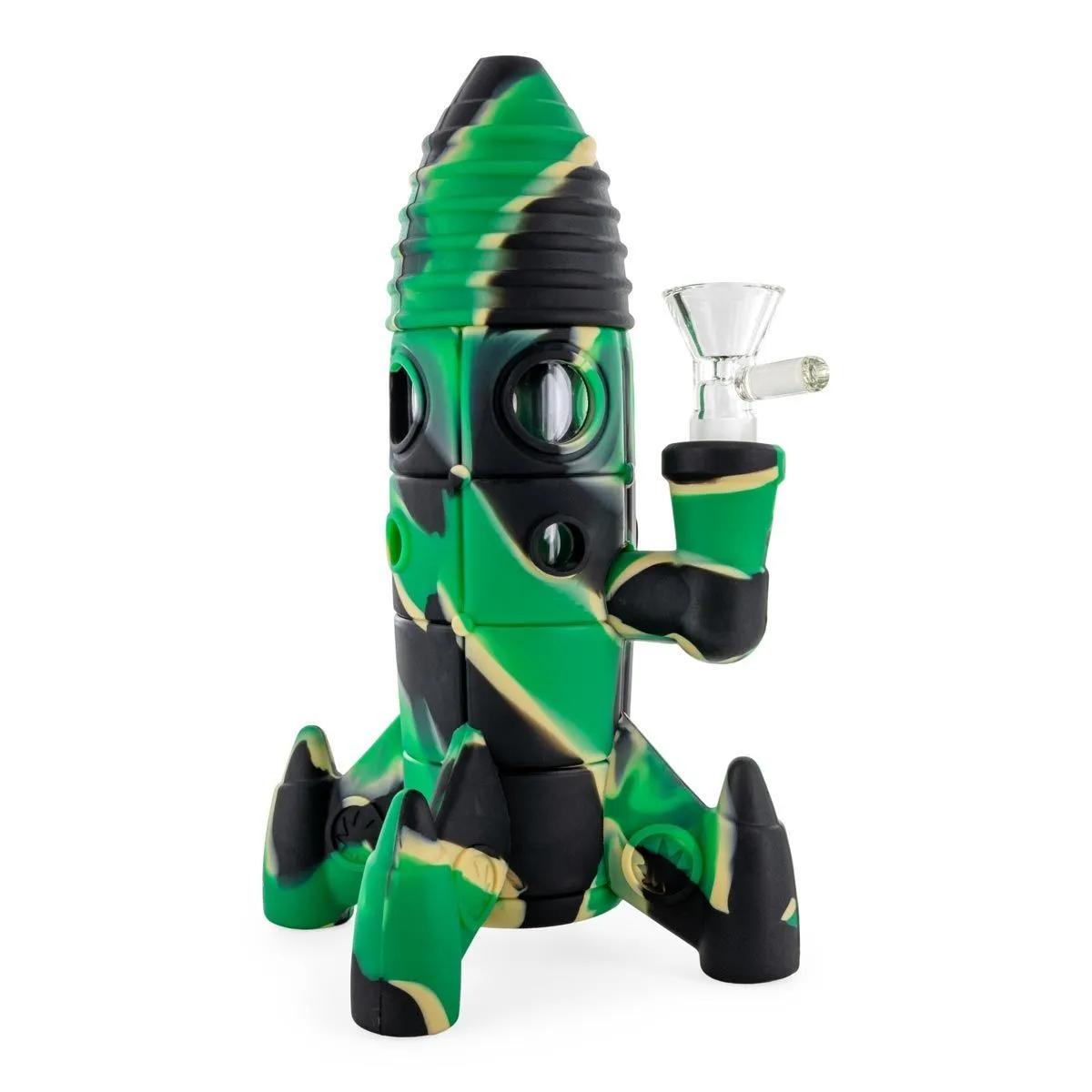 Bong Foguete de Silicone com LED