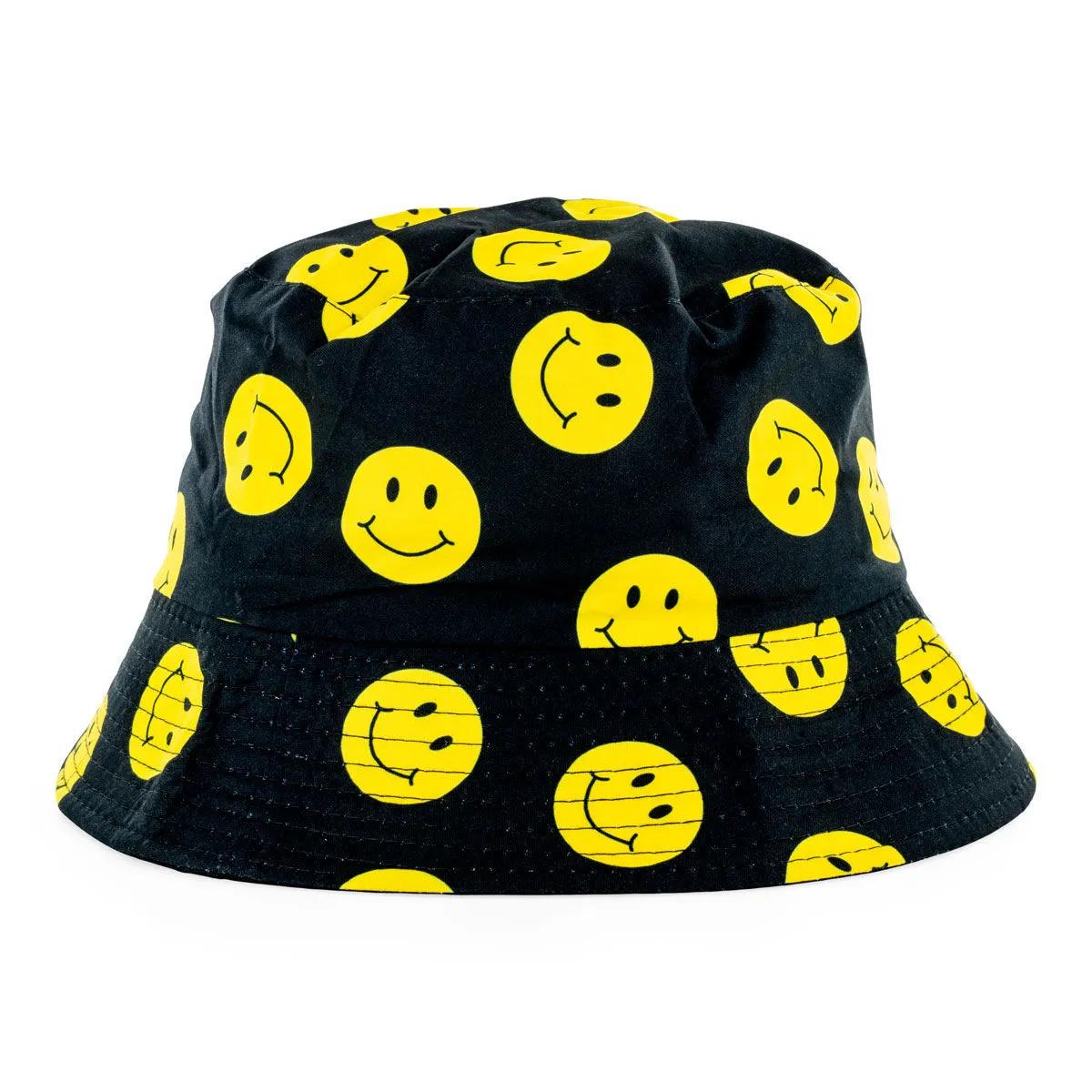Chapéus Bucket Smiley