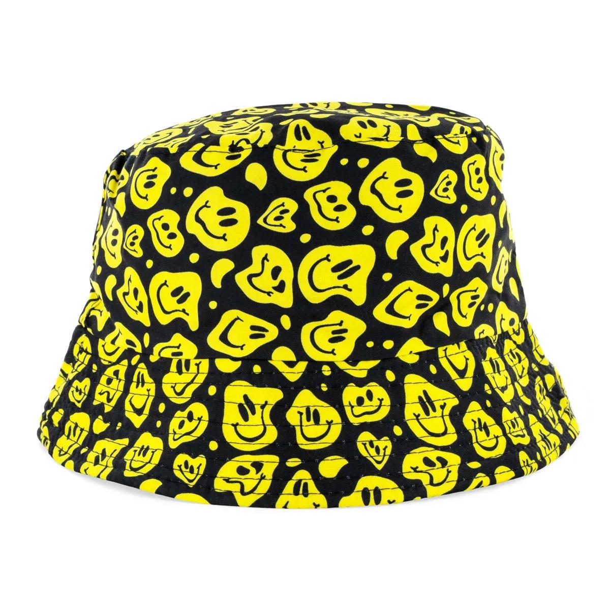 Chapéus Bucket Smiley