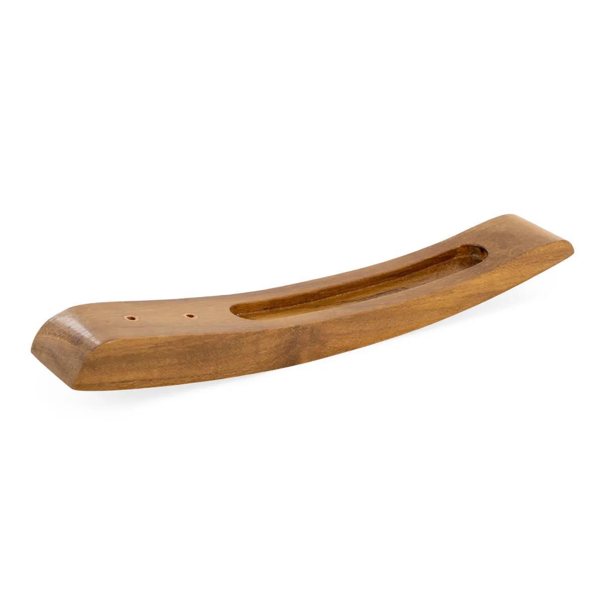 Suporte para Incenso em Madeira de Teca