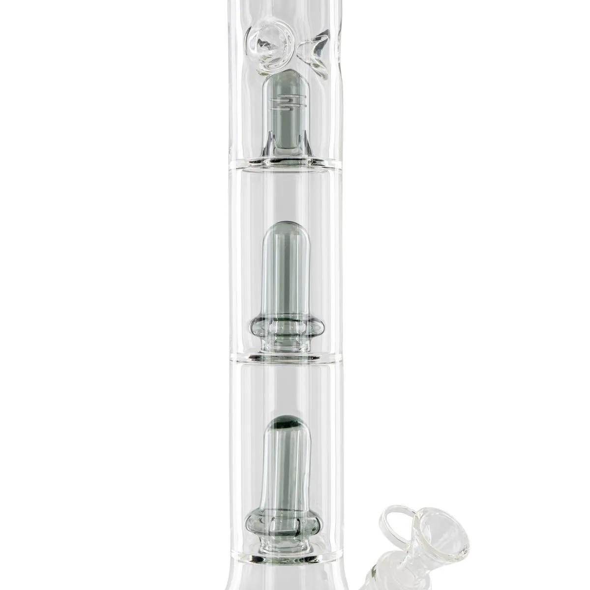 Bong com Triplo Percolador Black Leaf