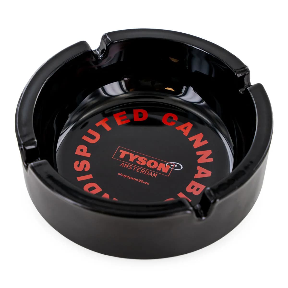 Cinzeiro de Vidro Preto Tyson 2.0