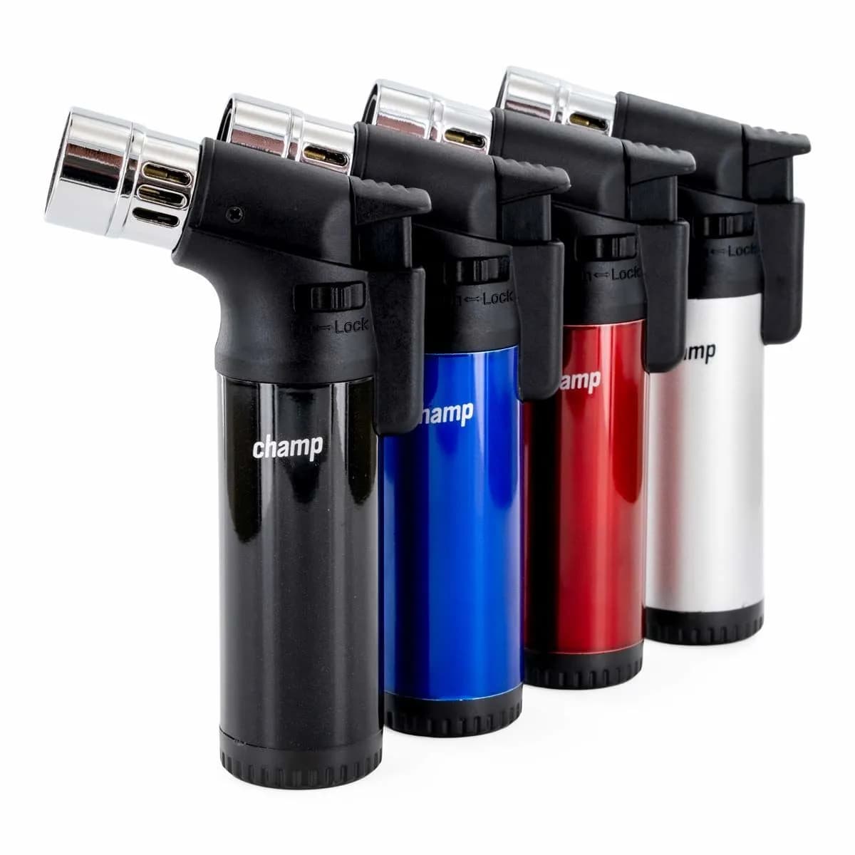 Isqueiro Maçarico 4 Jatos de Chama (Champ)