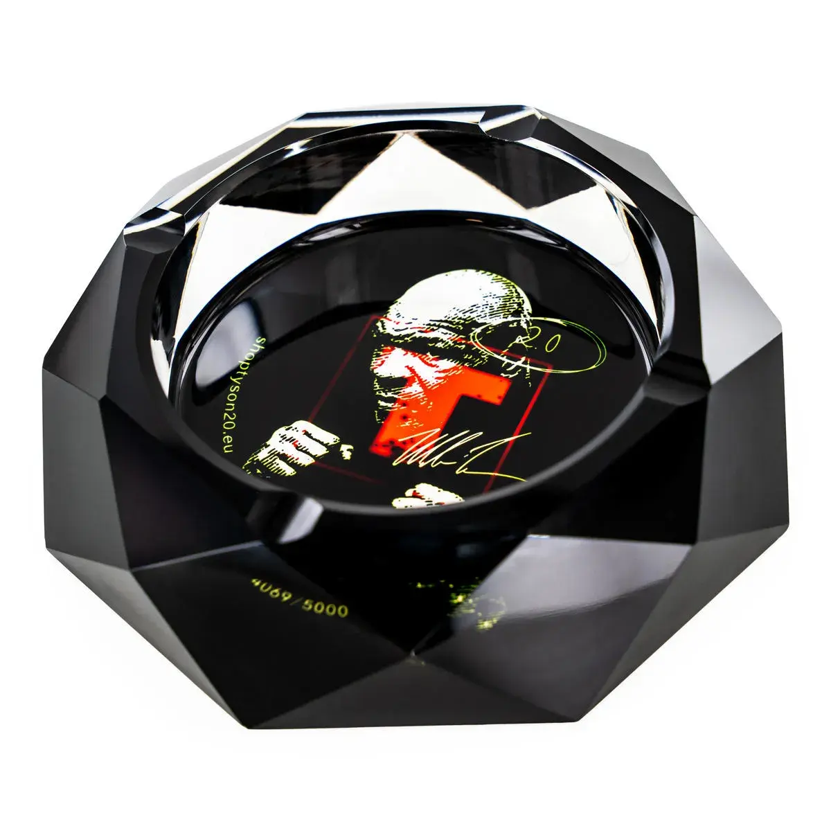 Cinzeiro Diamond Cut Preto