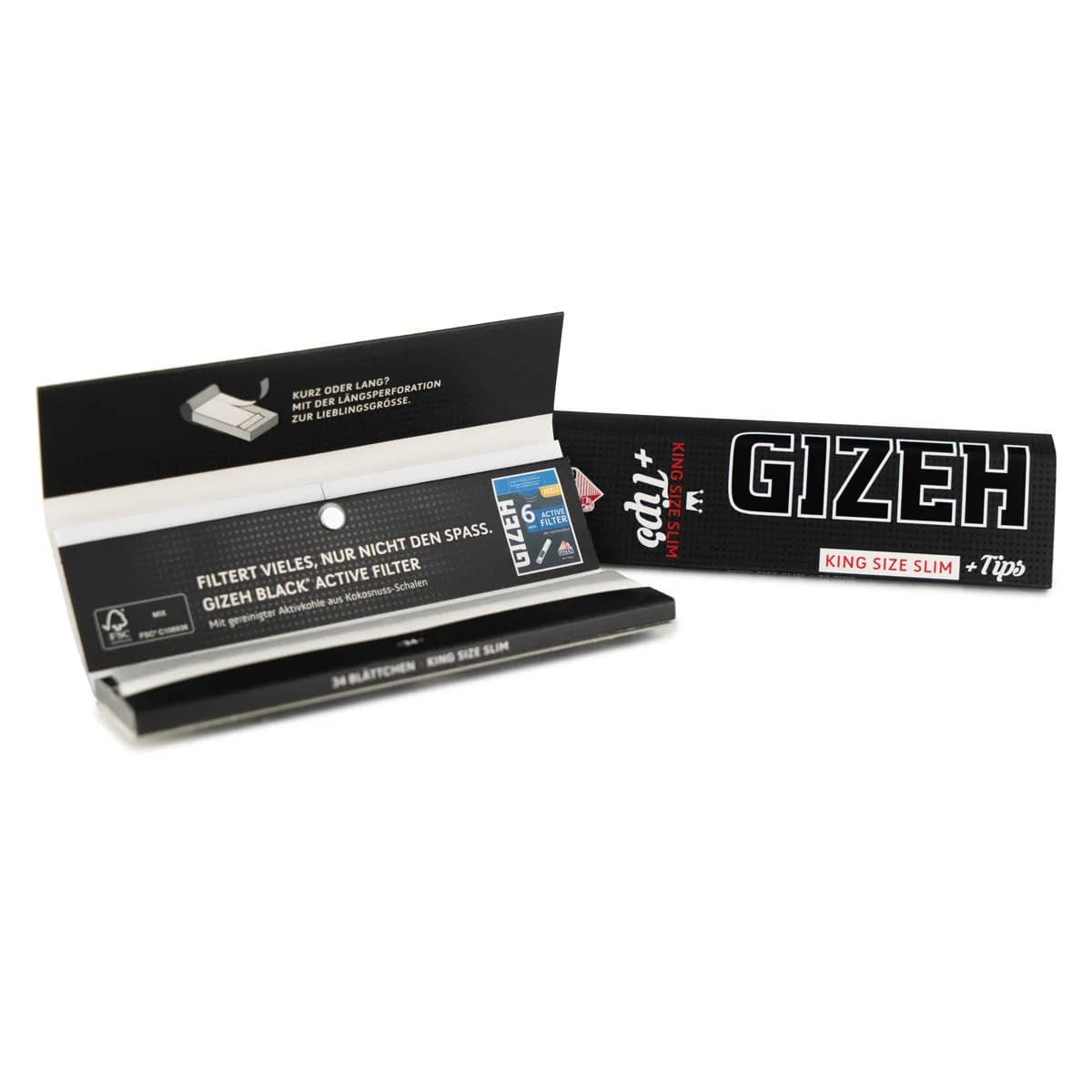 Gizeh Mortalhas King Size Slim + Filtros