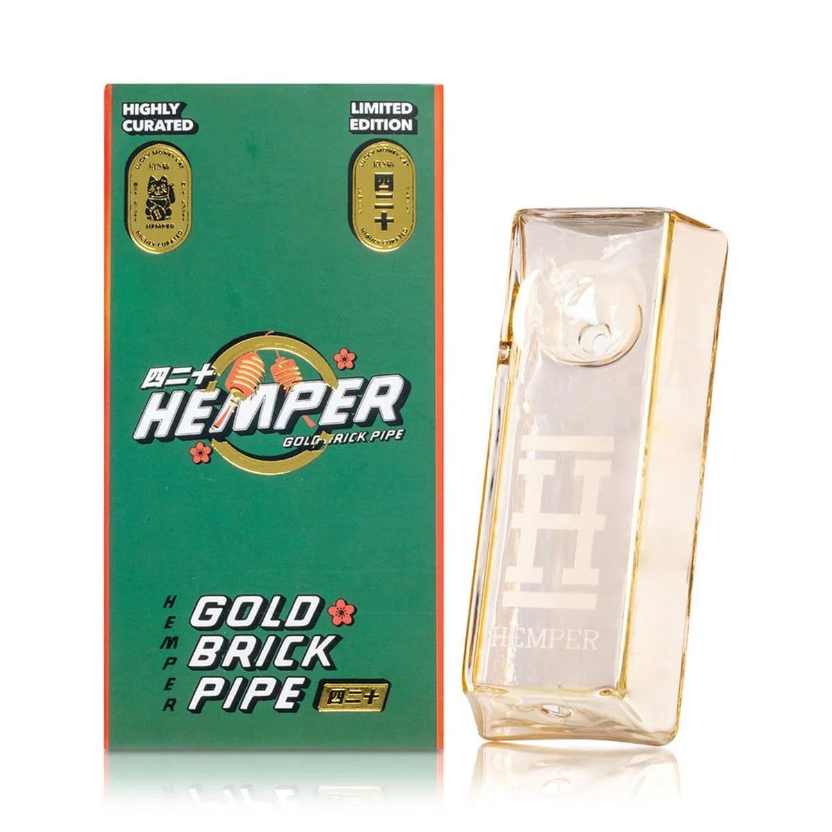 Cachimbo de Mão Gold Brick