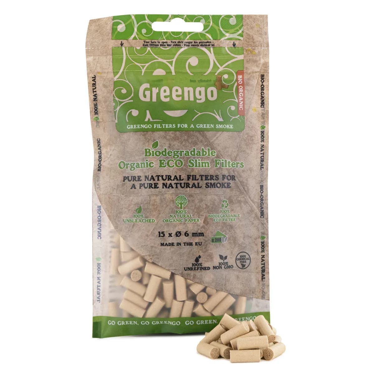 Greengo Filtros Slim Naturais