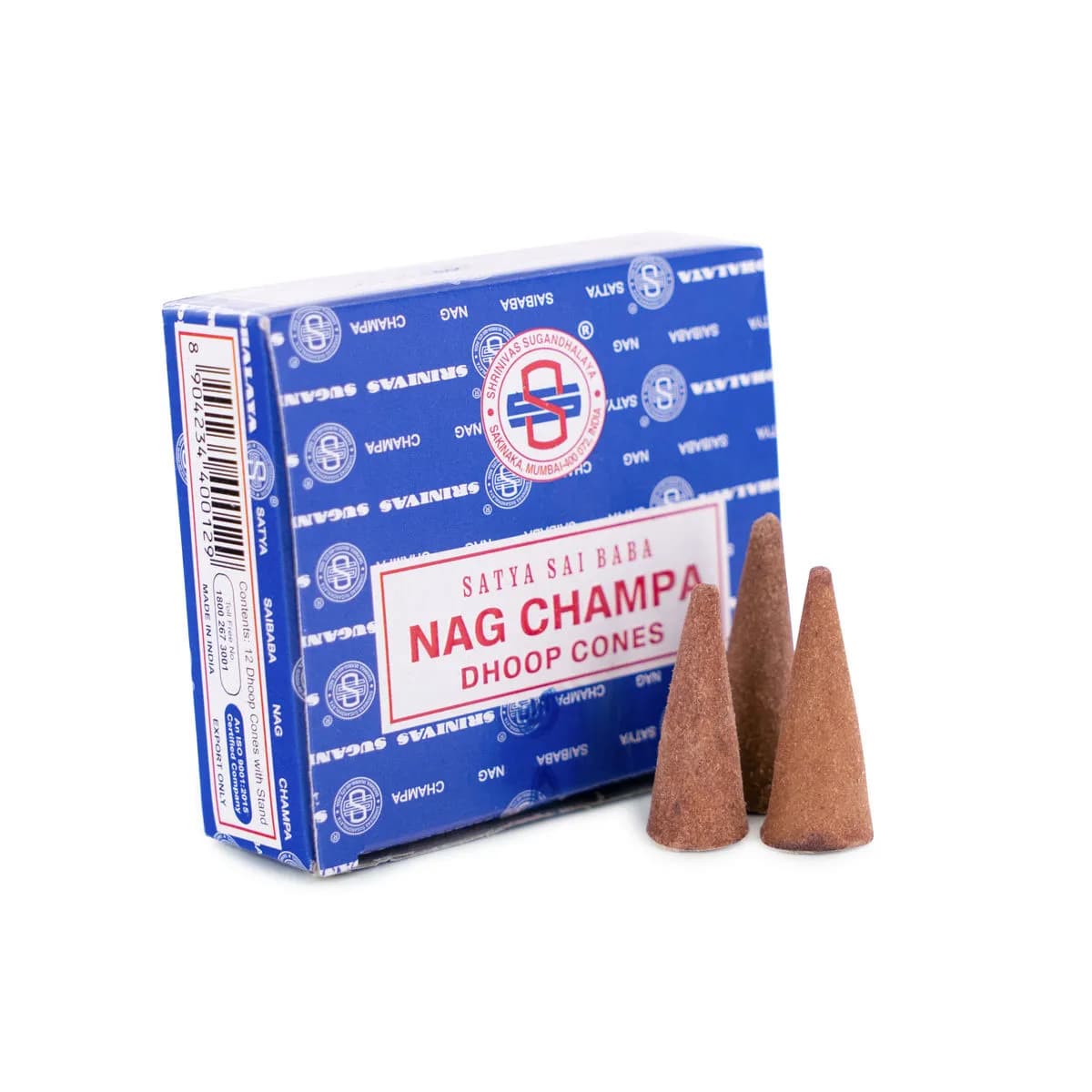 Incenso Sai Baba Nag Champa Dhoop Cones