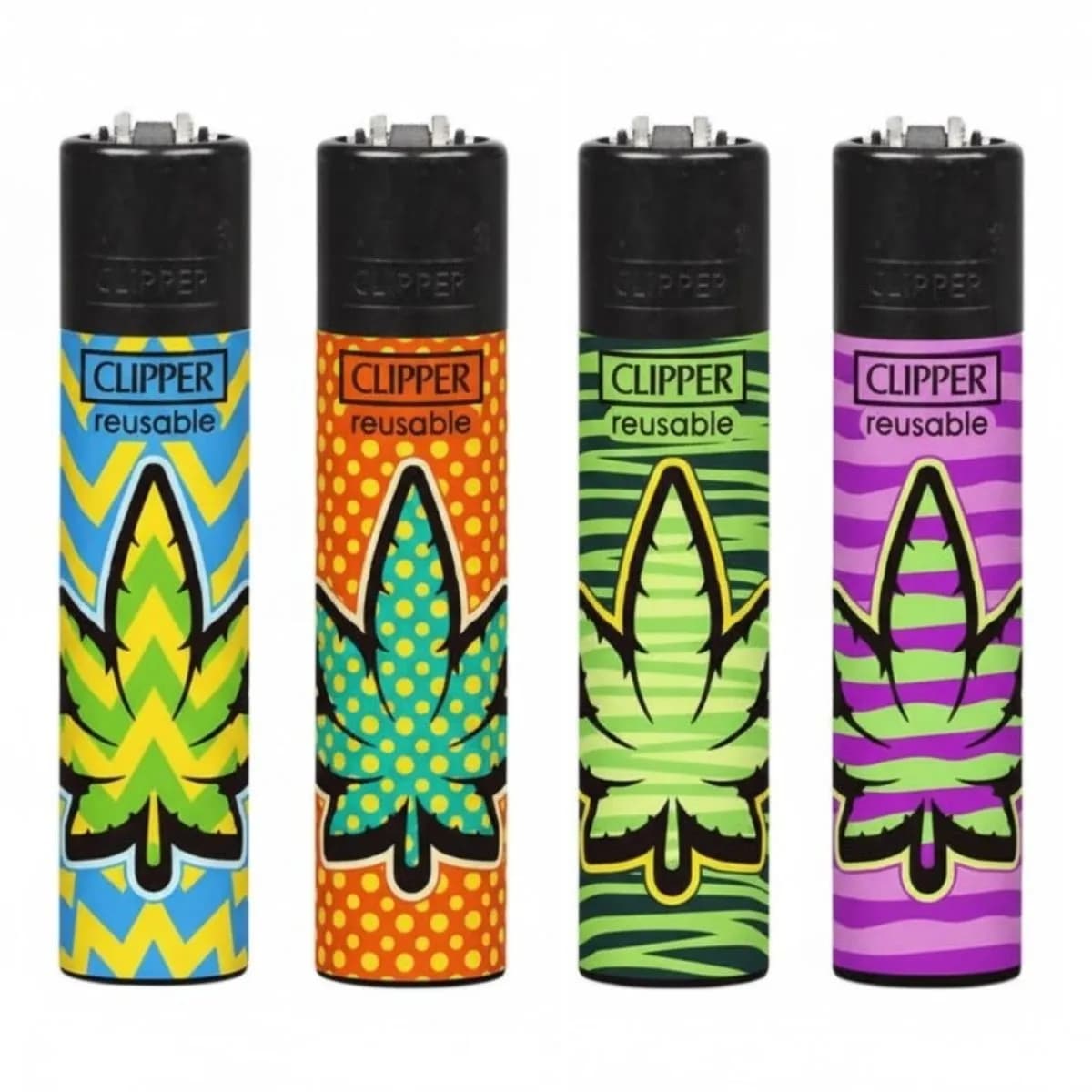 Isqueiro Clipper Folhas Coloridas