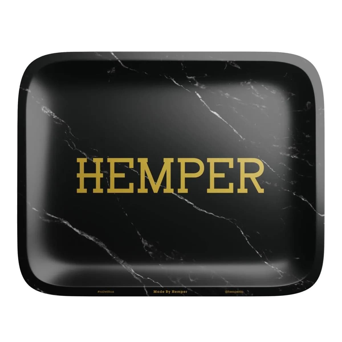 Tabuleiro para Enrolar Hemper Luxe Black Marble