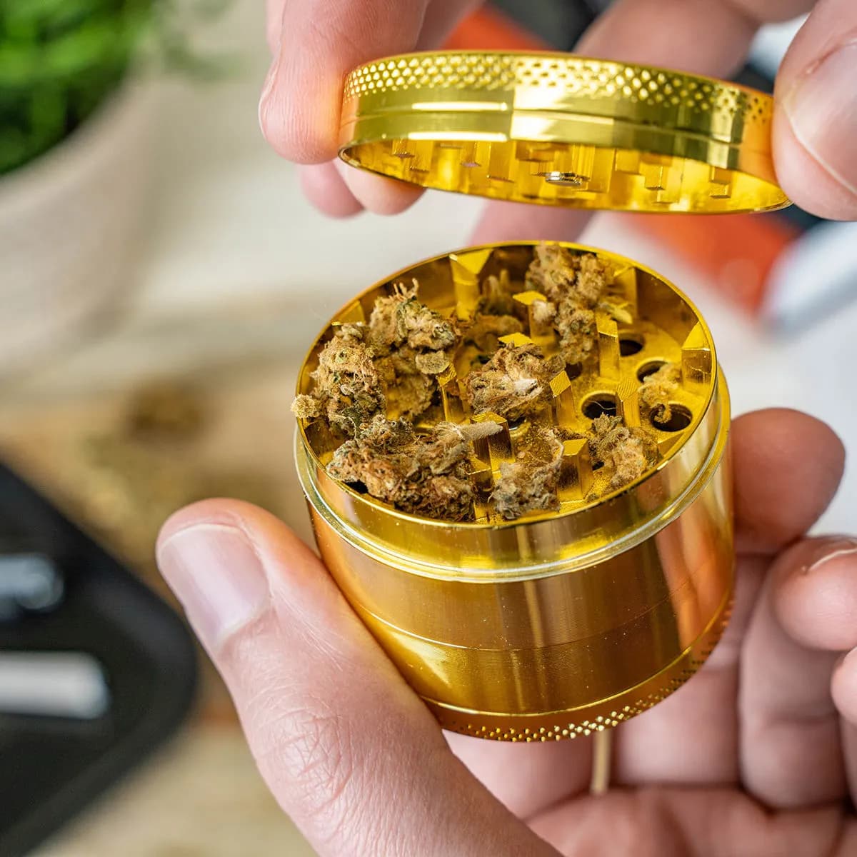 Moedor de Metal 24K Gold