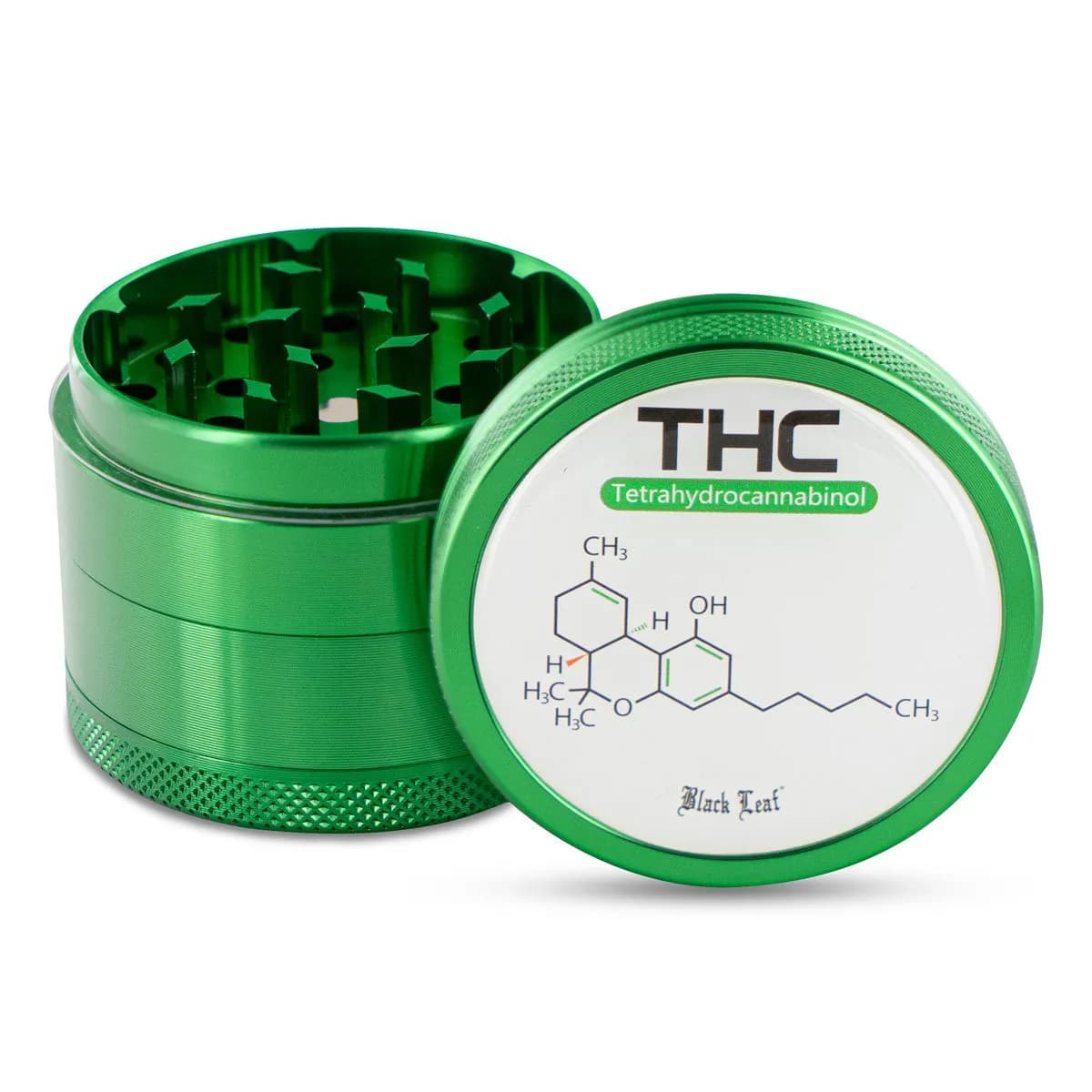 Moedor de Metal Black Leaf THC