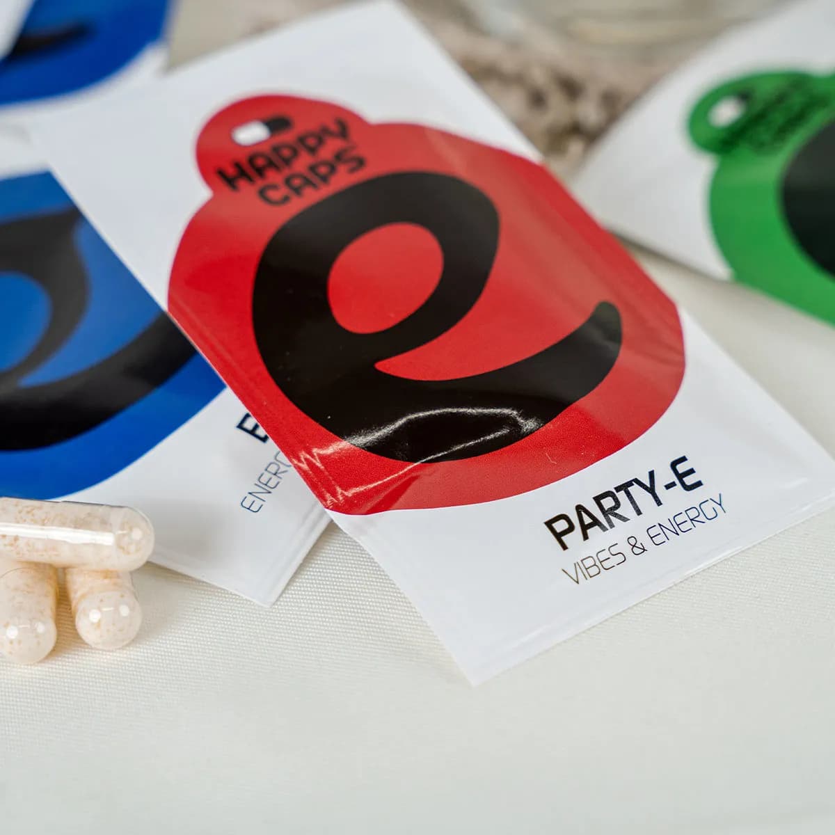 Party-E Cápsula de Cafeína Happy Caps