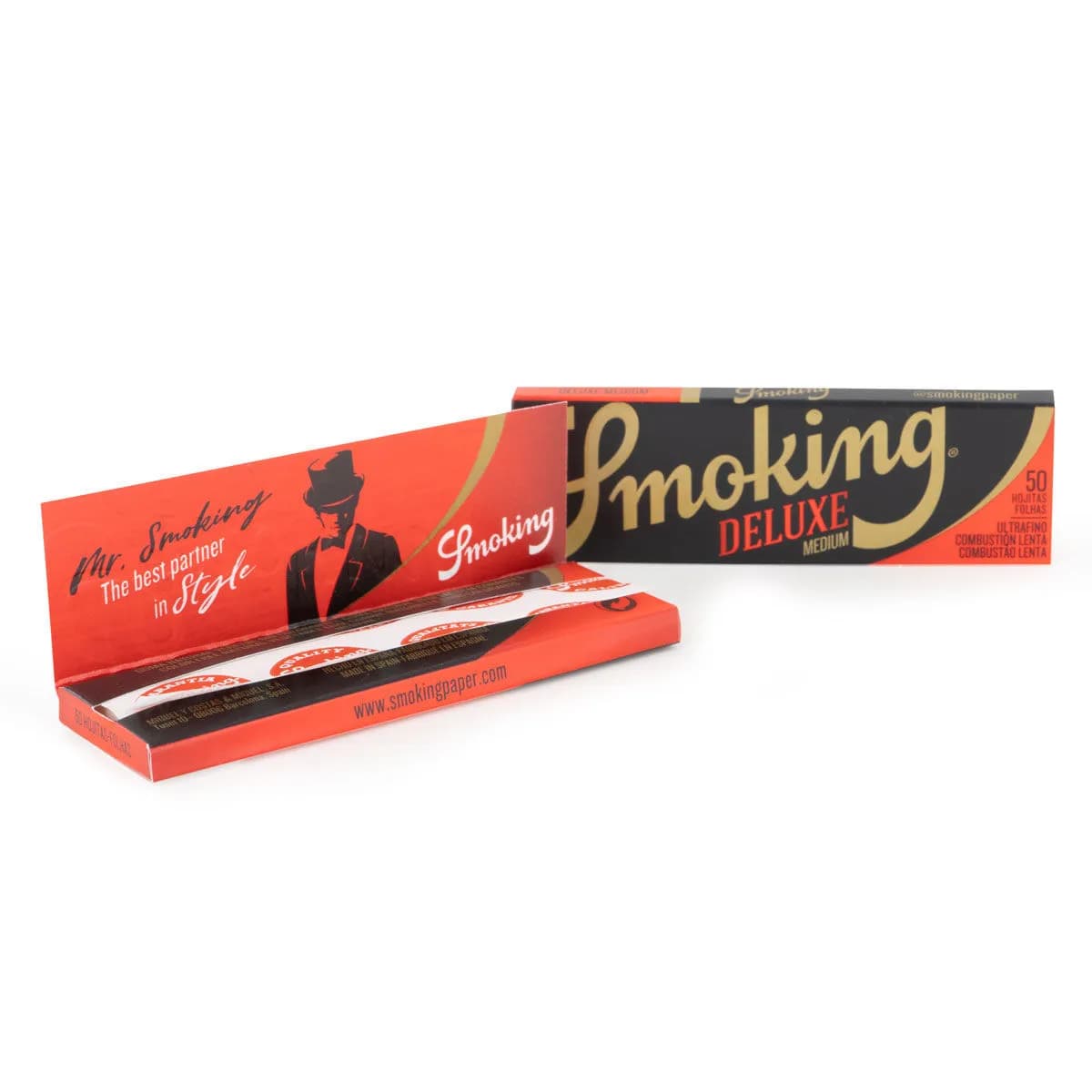 Smoking Deluxe Mortalhas Tamanho Médio