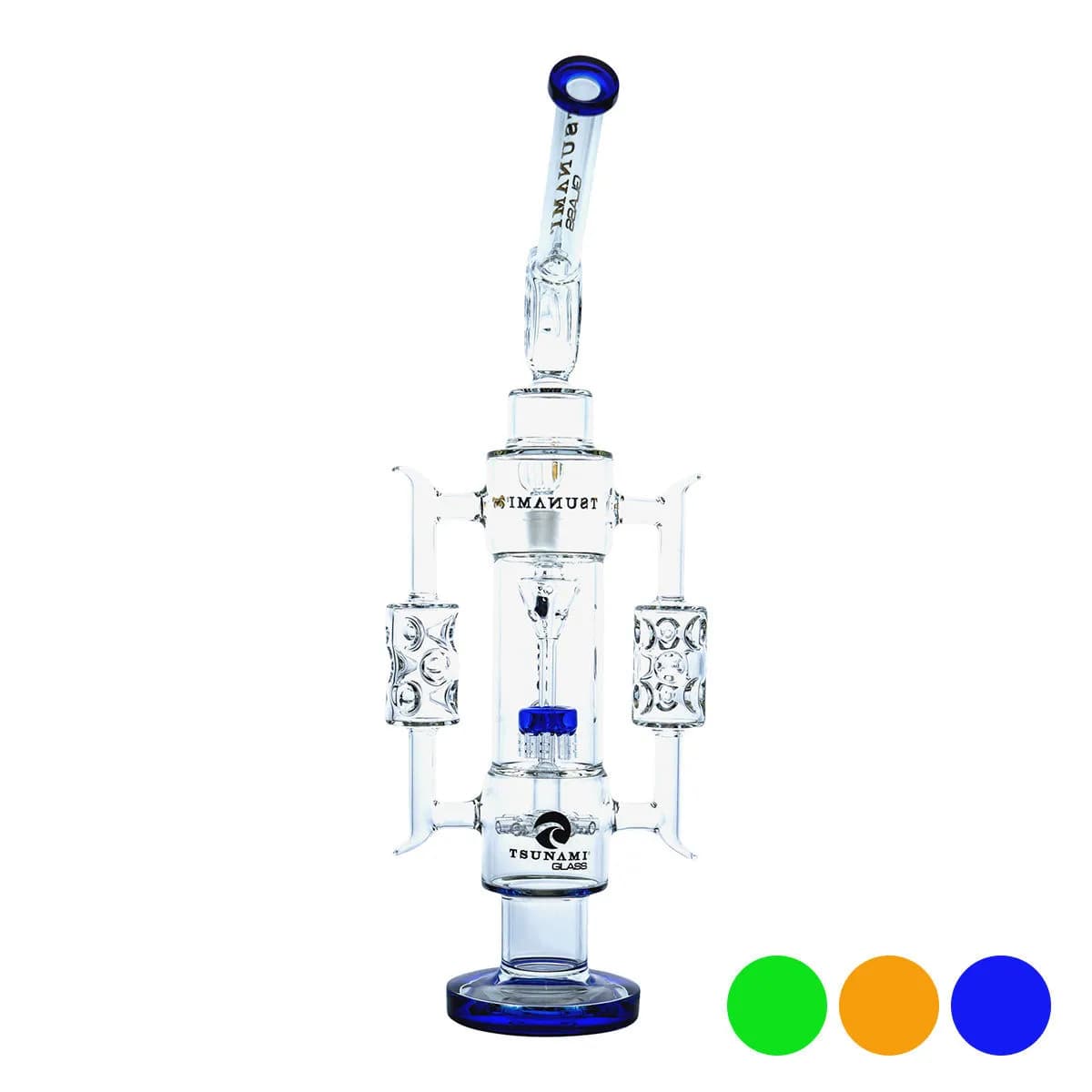 Bong Reciclador Sprinkler Shower Head 20'' (Tsunami Glass)