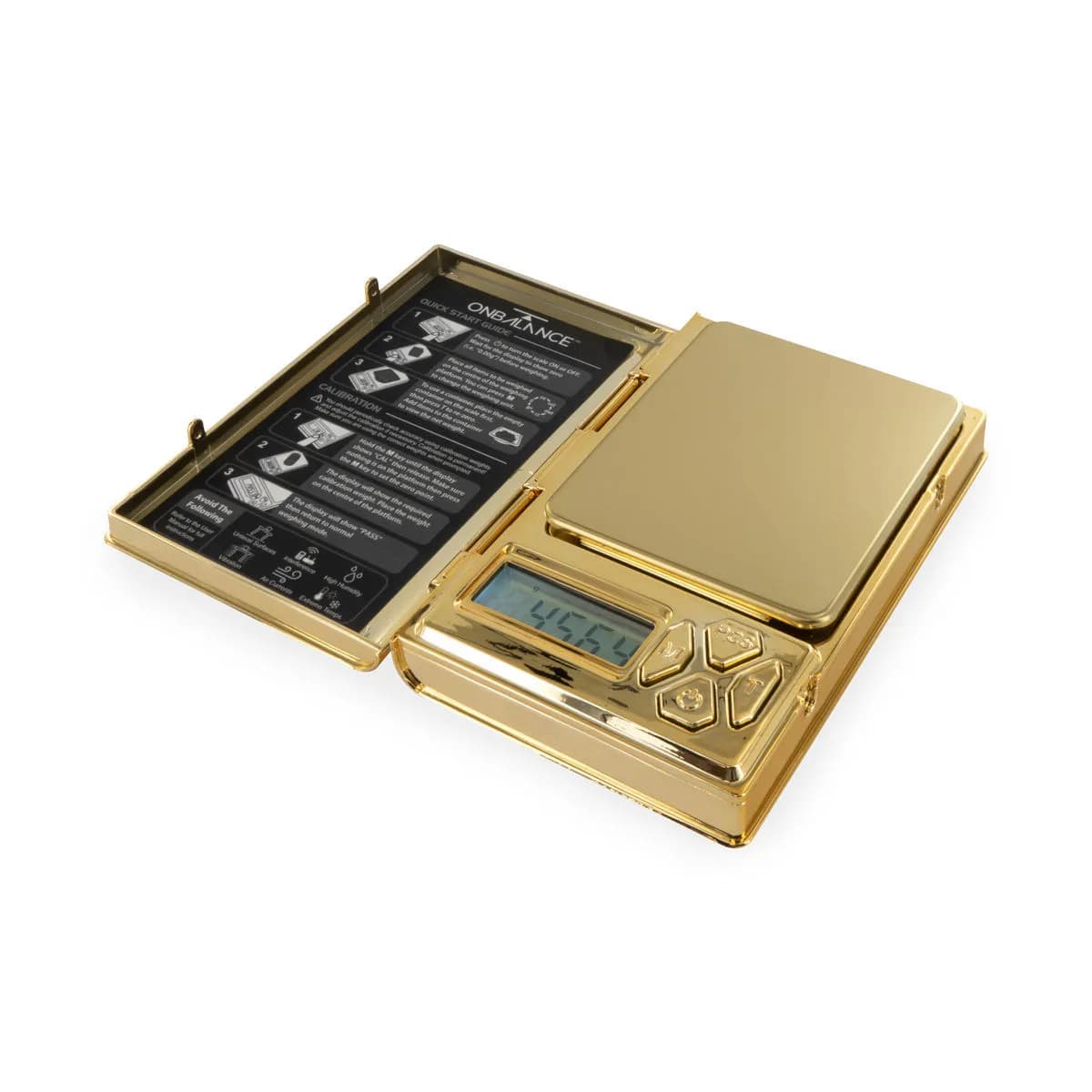 Balança Mini Shine Chrome Gold - 100 × 0,01g