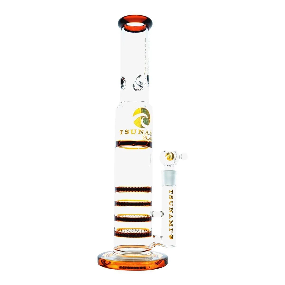 Bong Turbina Triplo Favo de Mel 18'' (Tsunami Glass)